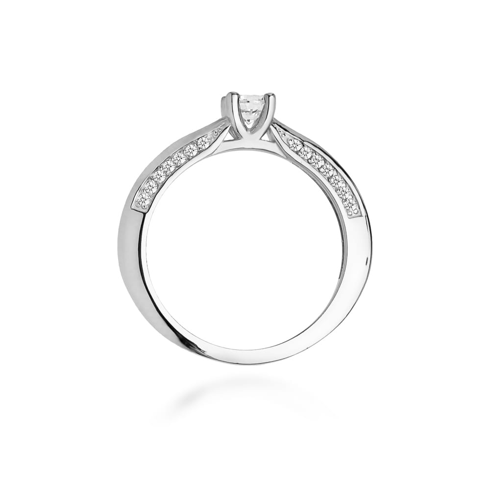 Inel Aur 9K cu Diamante Naturale 0.44 ct