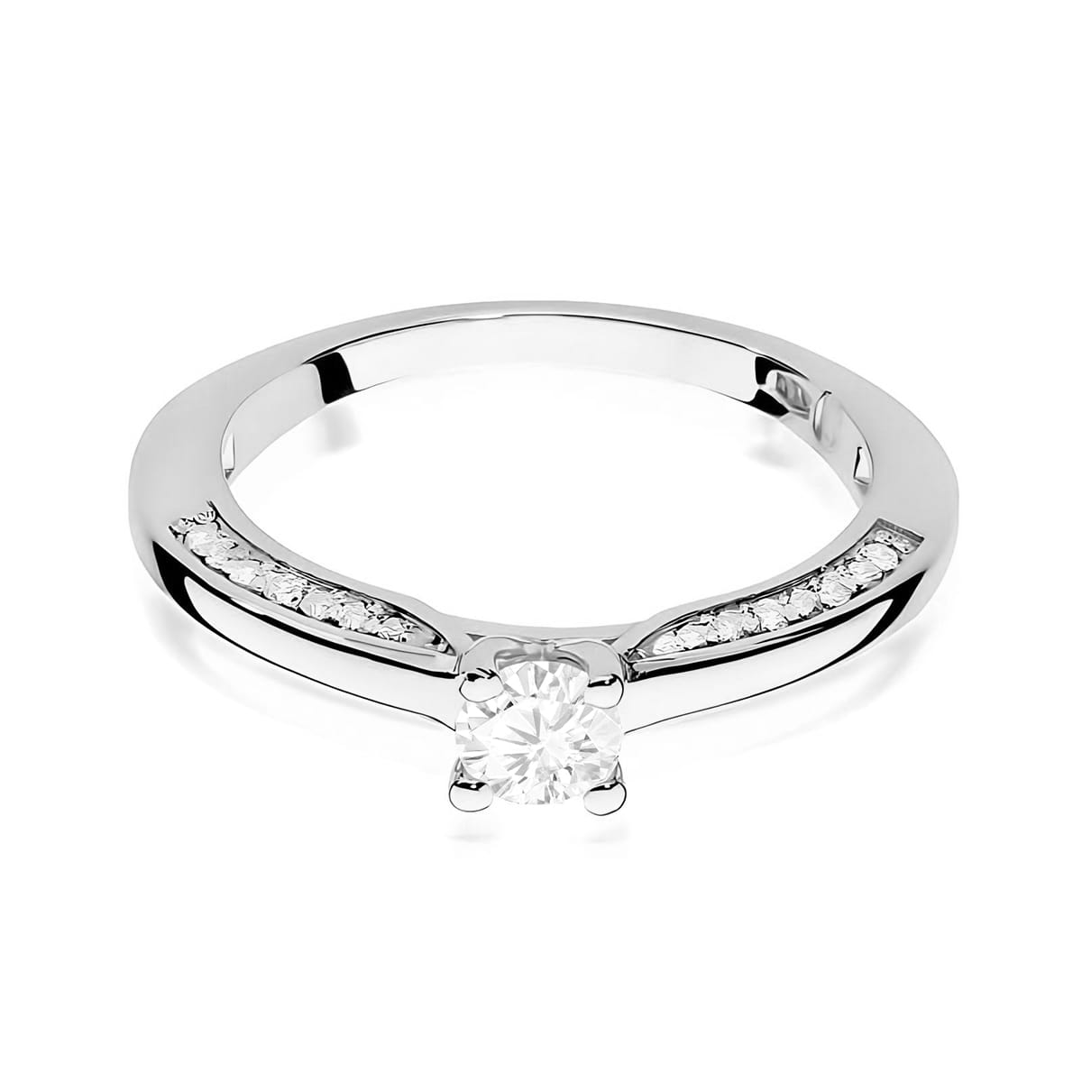 Inel Aur 9K cu Diamante de Laborator 0.44 ct