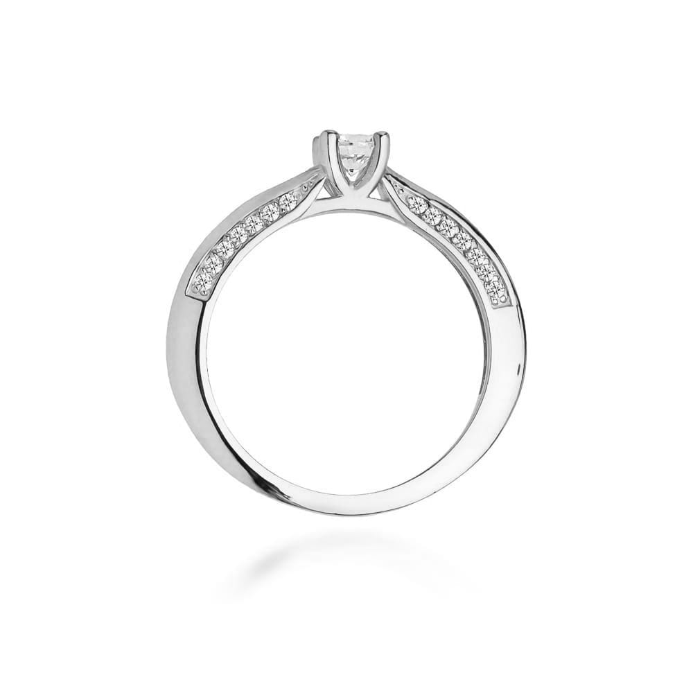 Inel Aur 9K cu Diamante de Laborator 0.44 ct