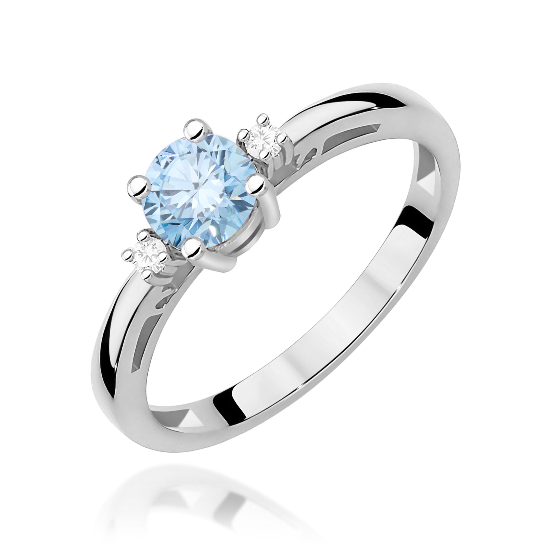 Inel Aur 14K cu Diamante de Laborator 0.53 ct