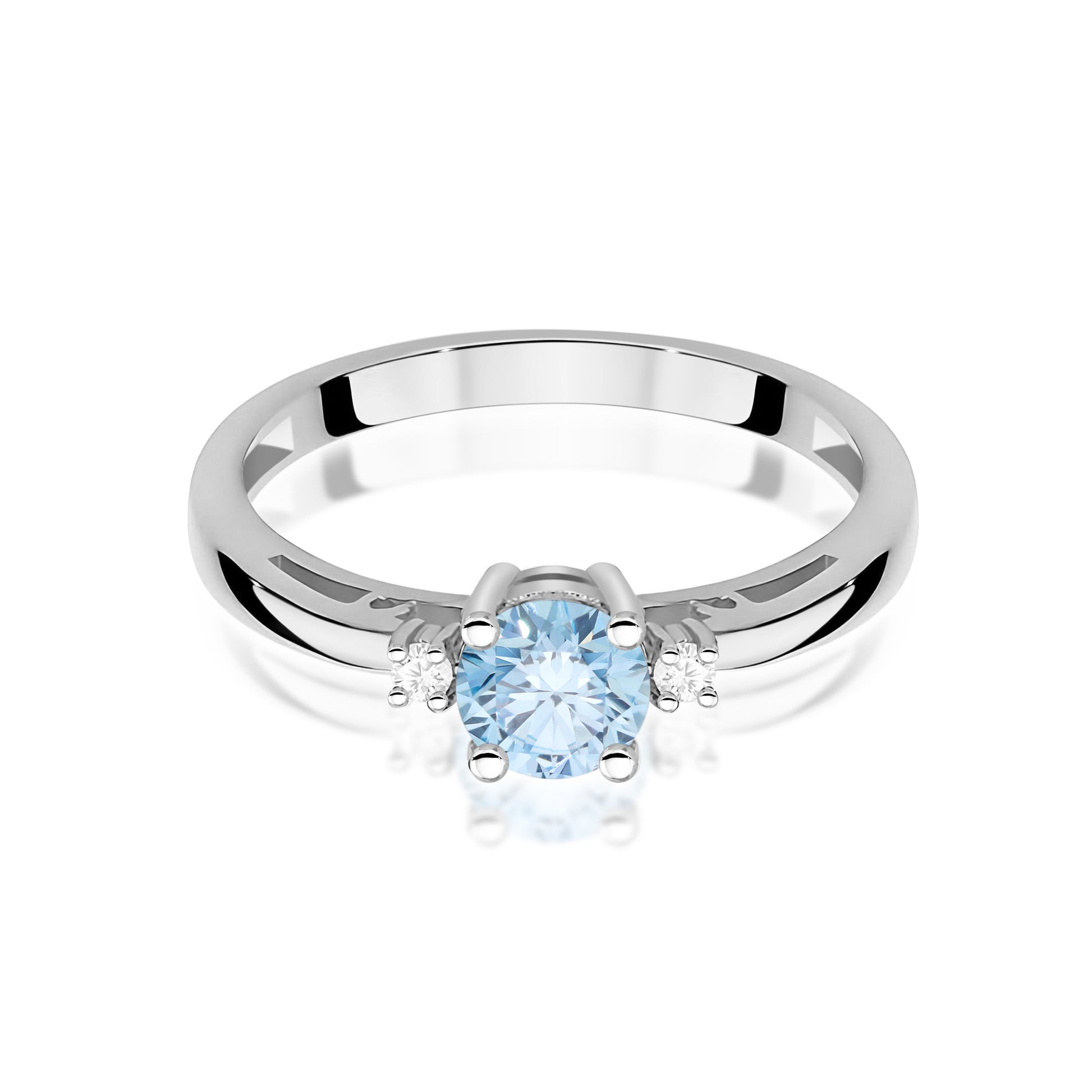 Inel Aur 14K cu Diamante de Laborator 0.53 ct