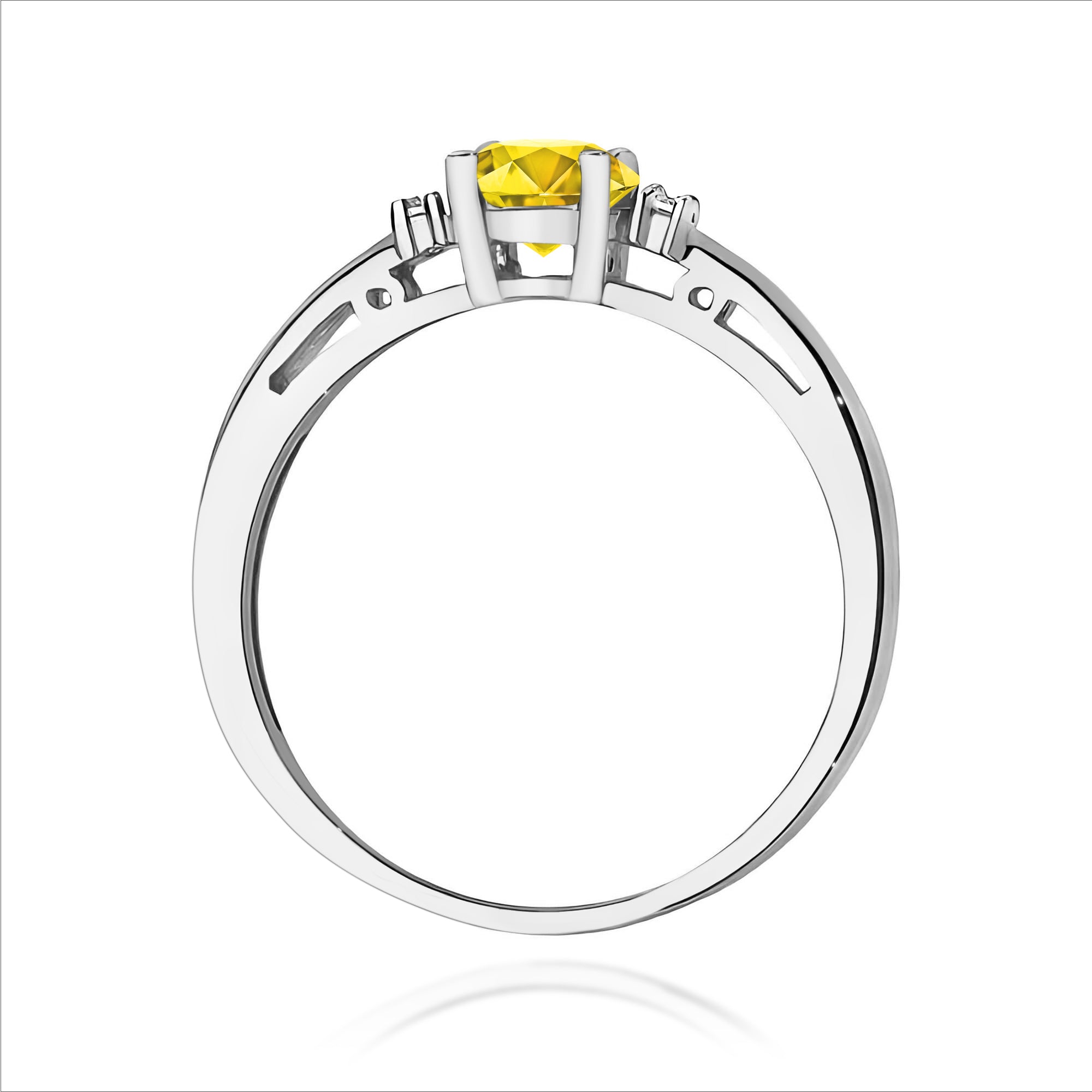 Inel Aur 14K cu Diamante de Laborator 0.53 ct