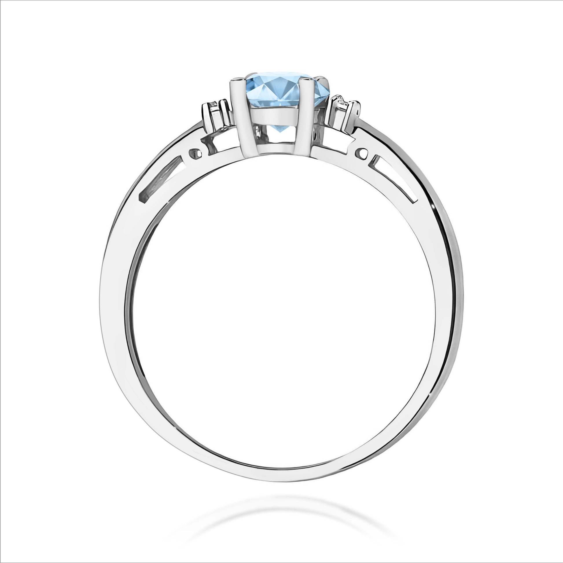 Inel Aur 9K cu Diamante de Laborator 0.53 ct