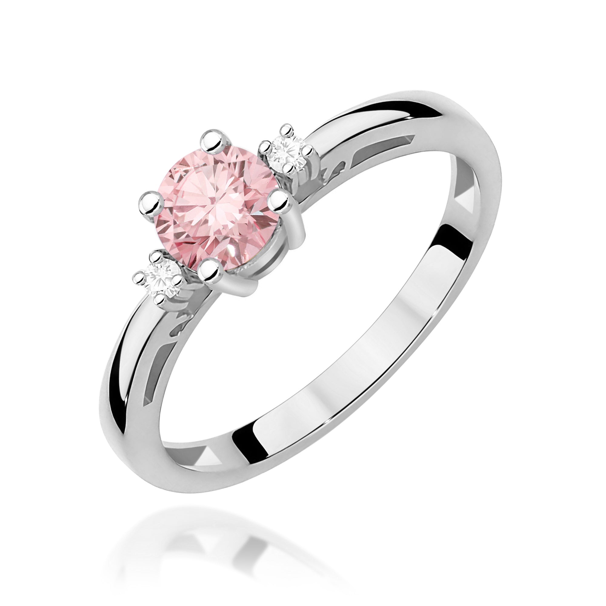 Inel Aur 9K cu Diamante de Laborator 0.53 ct