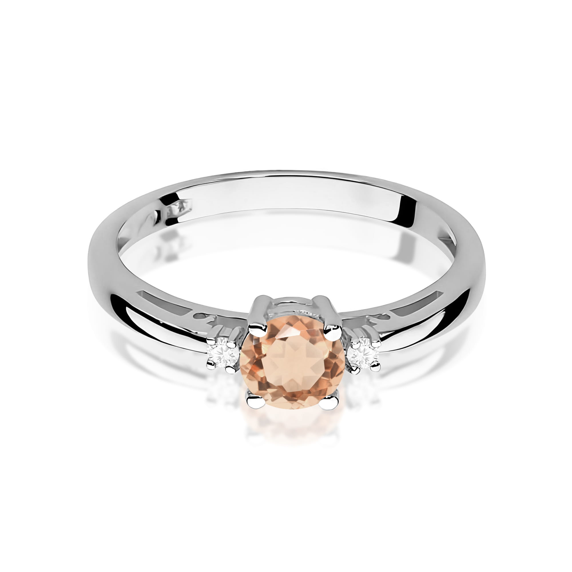 Inel Aur 9K cu Morganit 0.40 ct