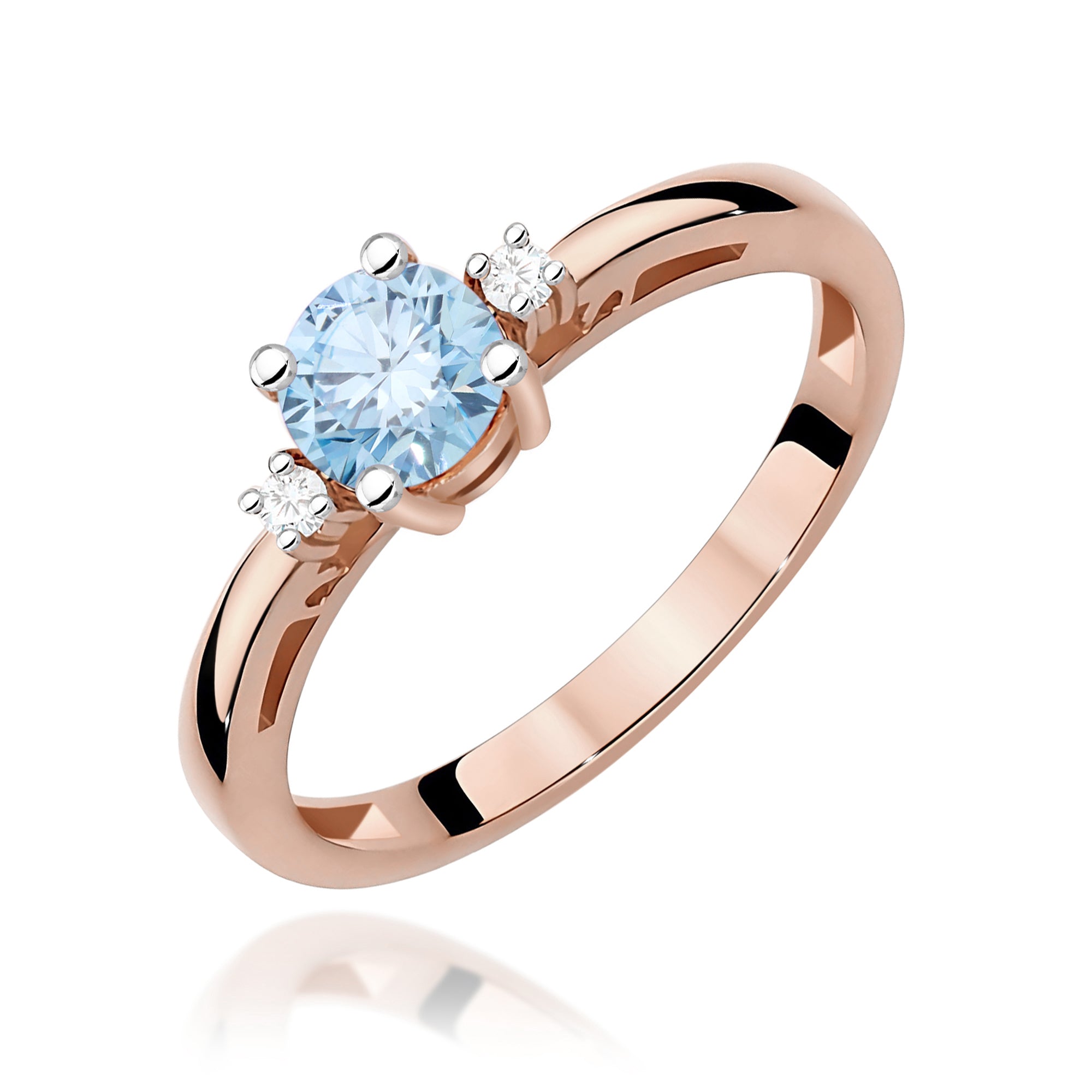 Inel Aur 14K cu Diamante de Laborator 0.53 ct