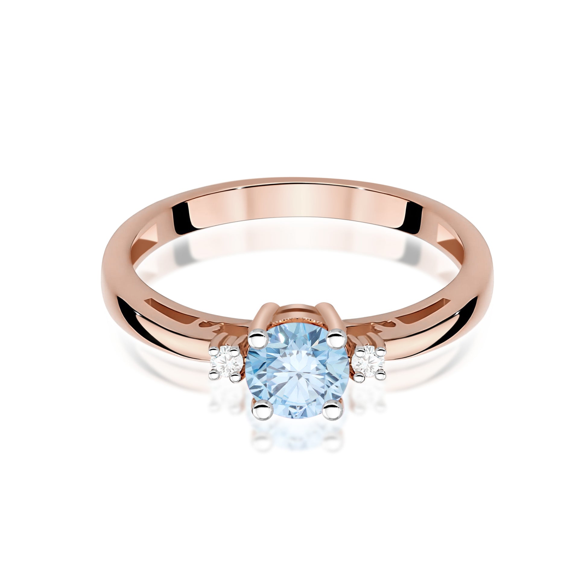 Inel Aur 14K cu Diamante de Laborator 0.53 ct