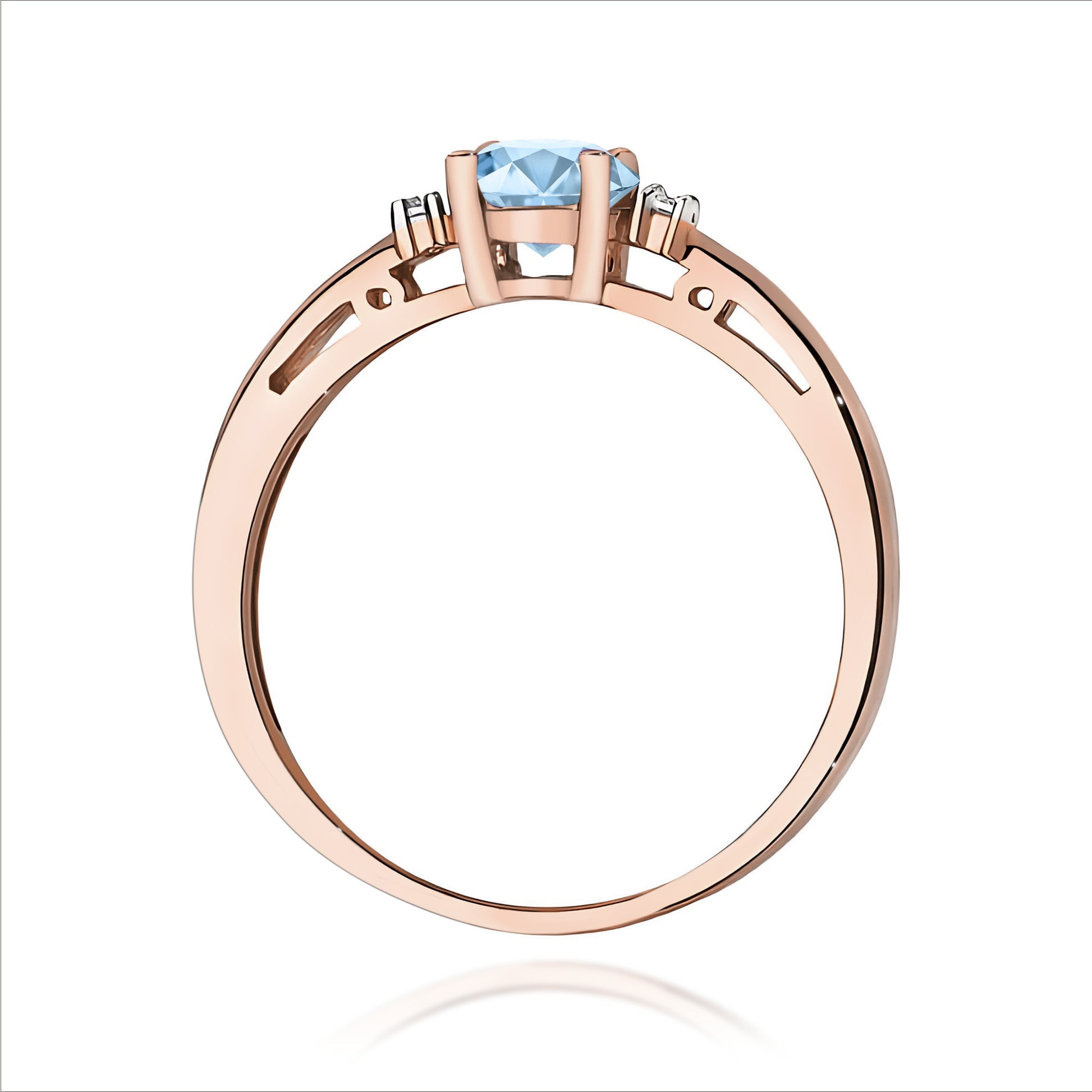 Inel Aur 14K cu Diamante de Laborator 0.53 ct