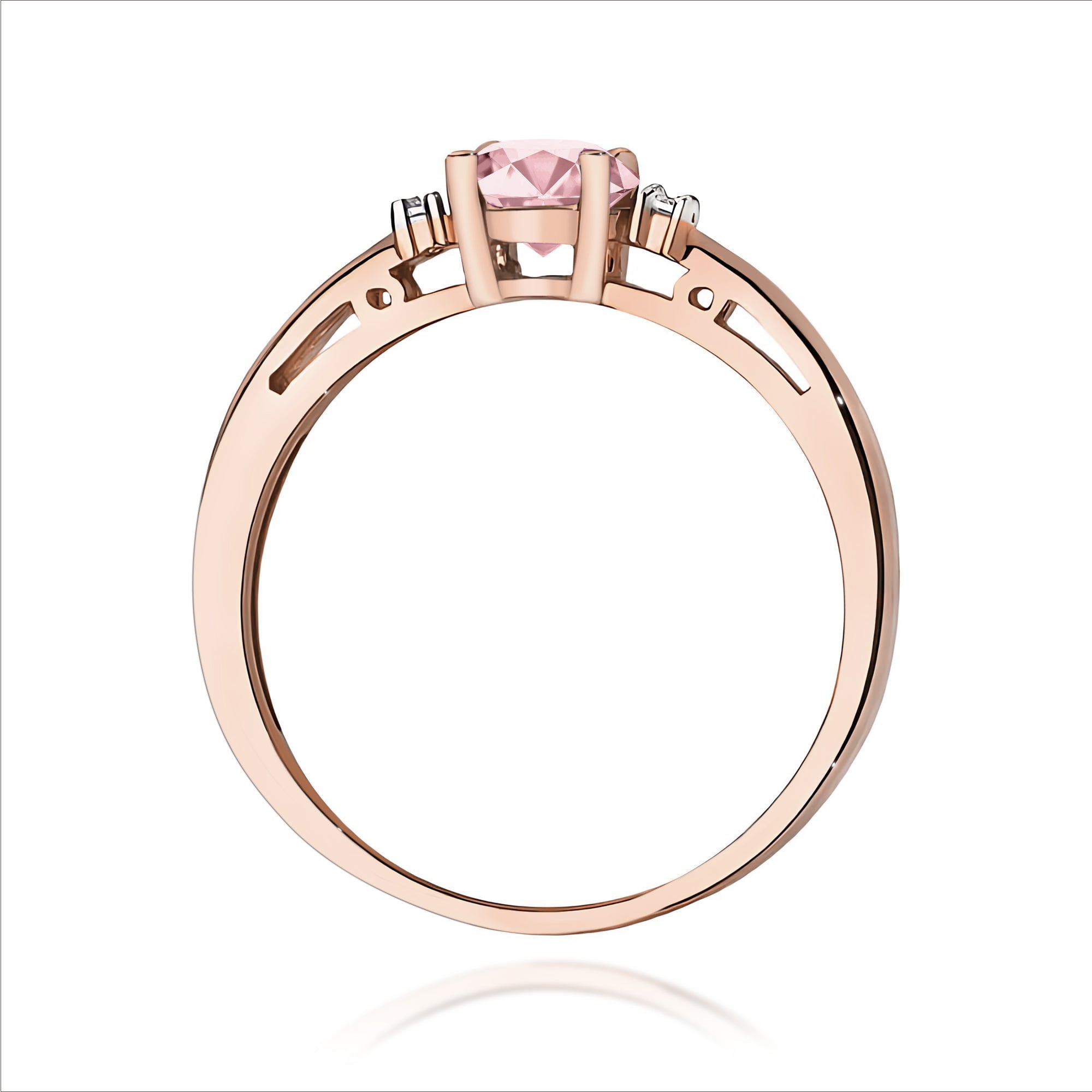 Inel Aur 14K cu Diamante de Laborator 0.53 ct