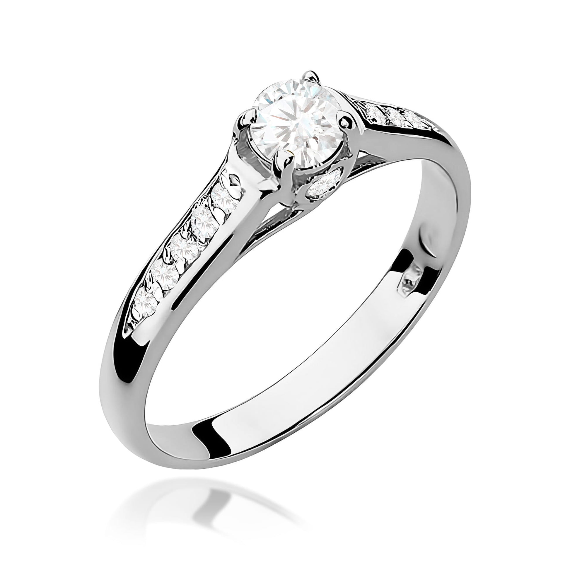 Inel Aur 9K cu Diamante Naturale 0.33 ct