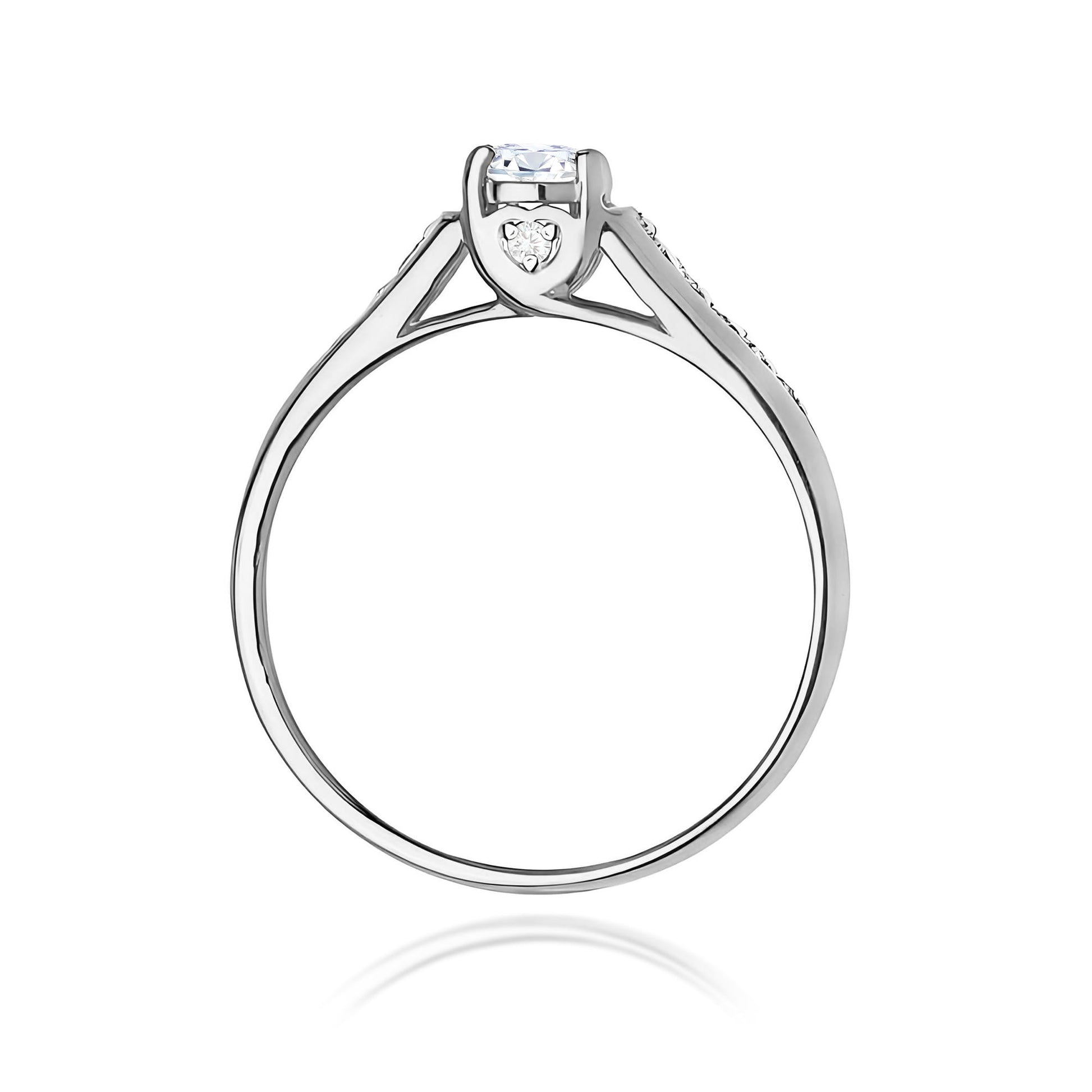 Inel Aur 9K cu Diamante Naturale 0.33 ct