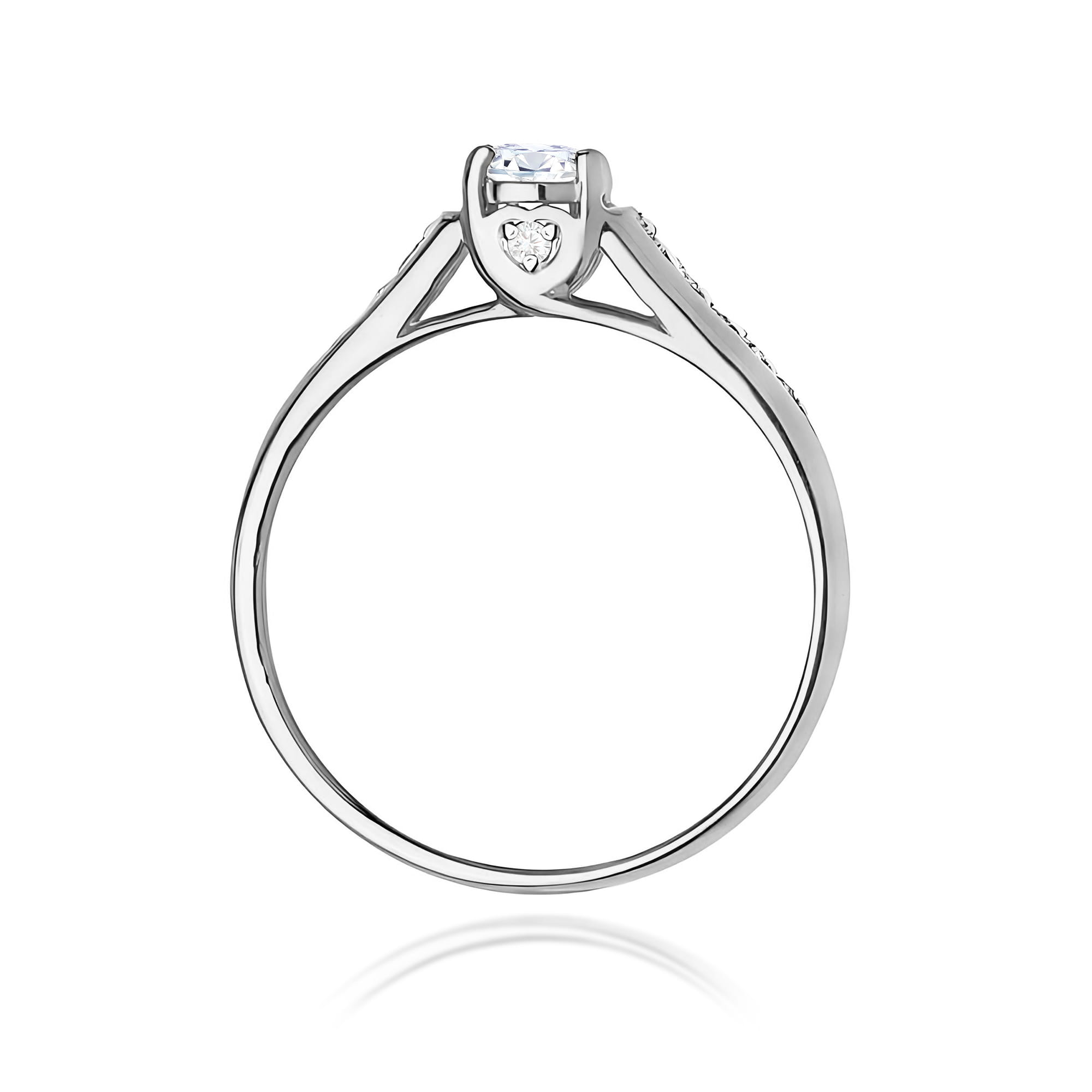 Inel Aur 9K cu Diamante Naturale 0.33 ct