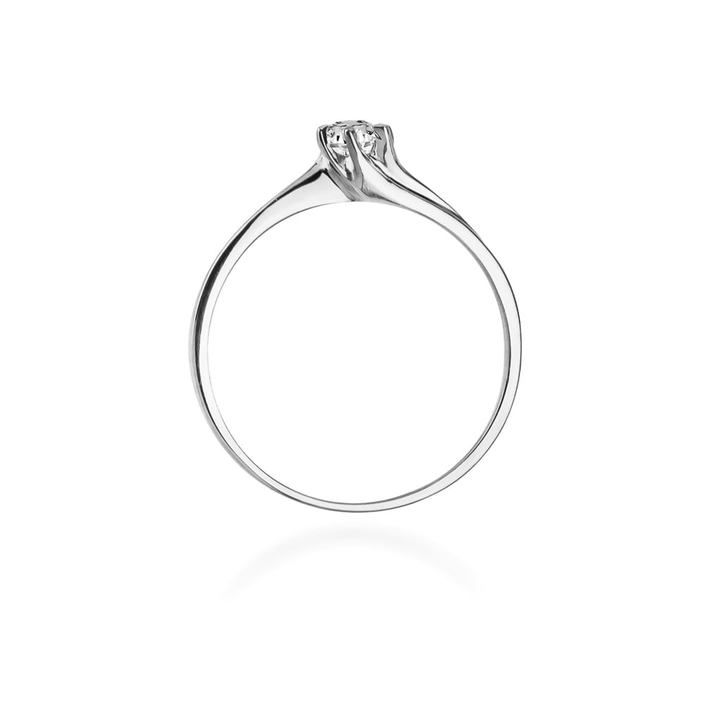 Inel Aur 9K cu Diamant Natural 0.10 ct