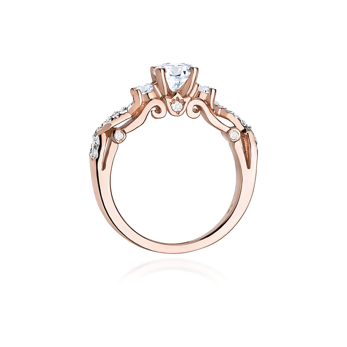 Inel Aur 14K W0023 Diamant Cultivat 0.70ct