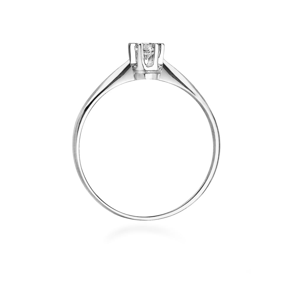 Inel Aur 9K cu Diamant Natural 0.10 ct