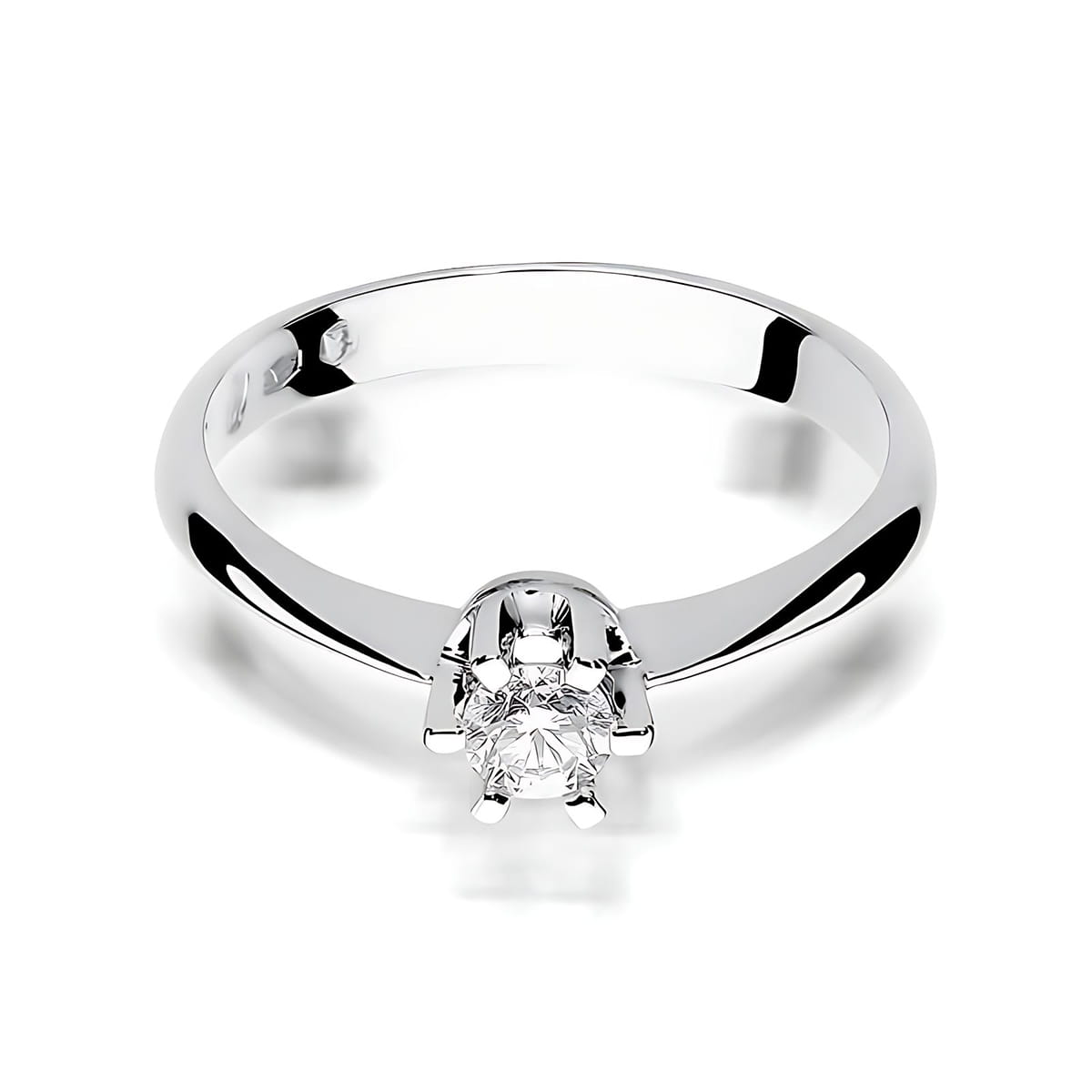 Inel Aur 9K cu Diamant de Laborator 0.25 ct
