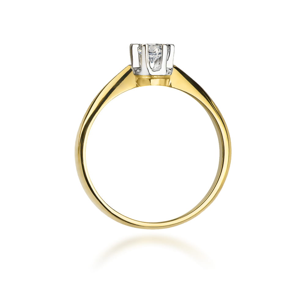Inel Aur 9K cu Diamant de Laborator 0.25 ct