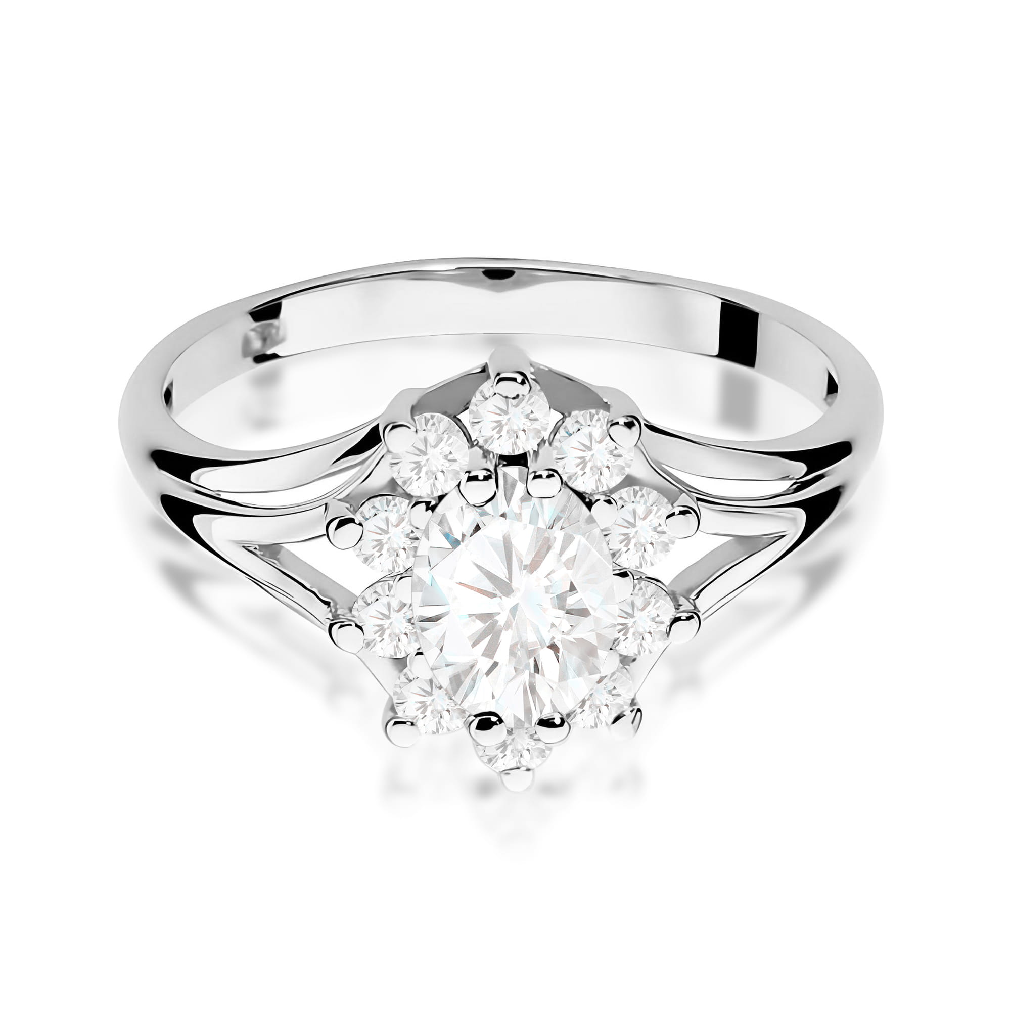 Inel Aur 9K cu Diamante de Laborator 1.00 ct
