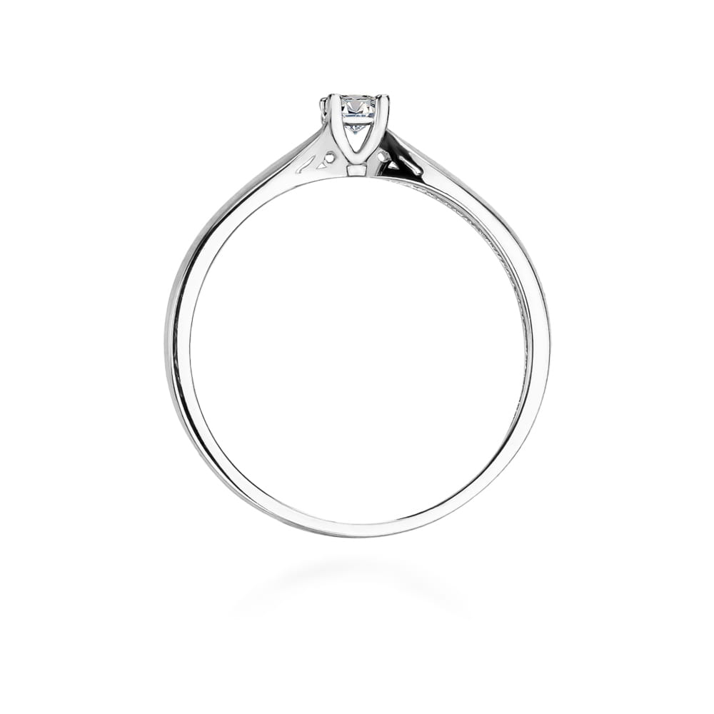 Inel Aur 9K cu Diamant Natural 0.10 ct