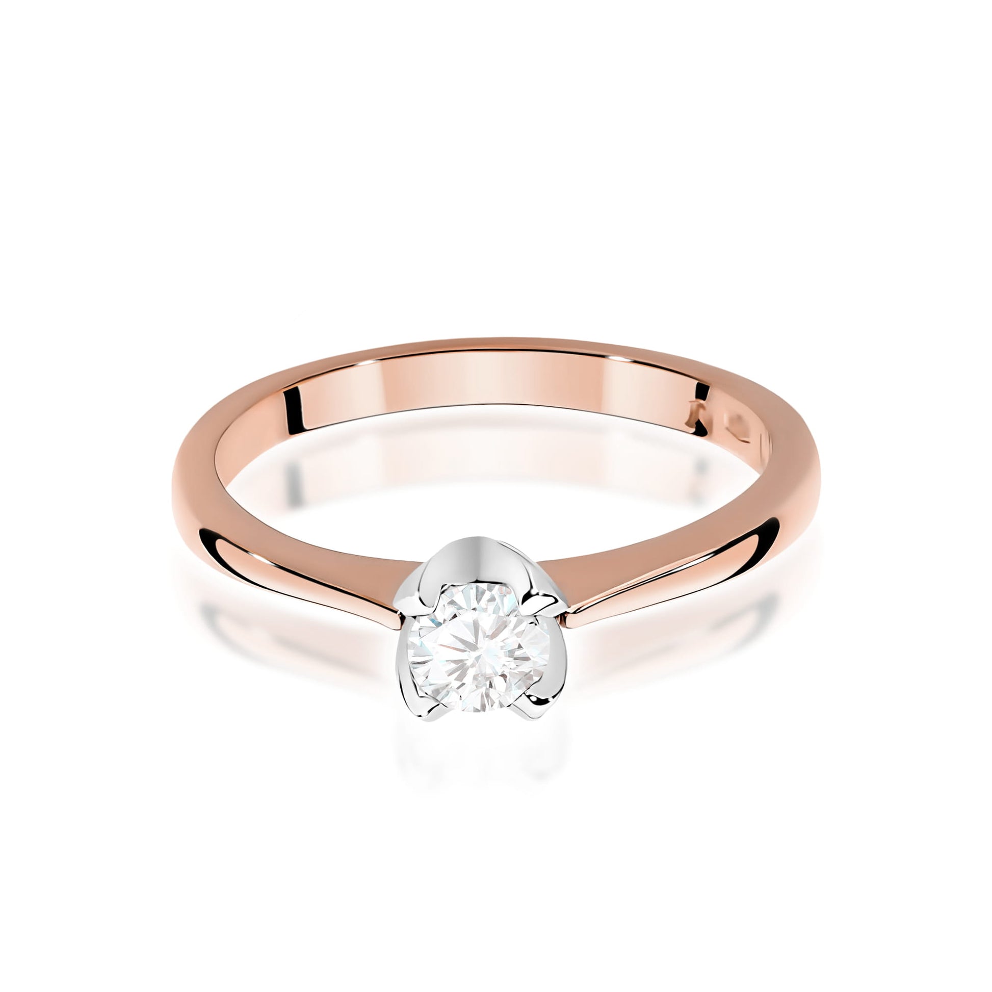 Inel Aur 14K cu Diamant de Laborator 0.30 ct