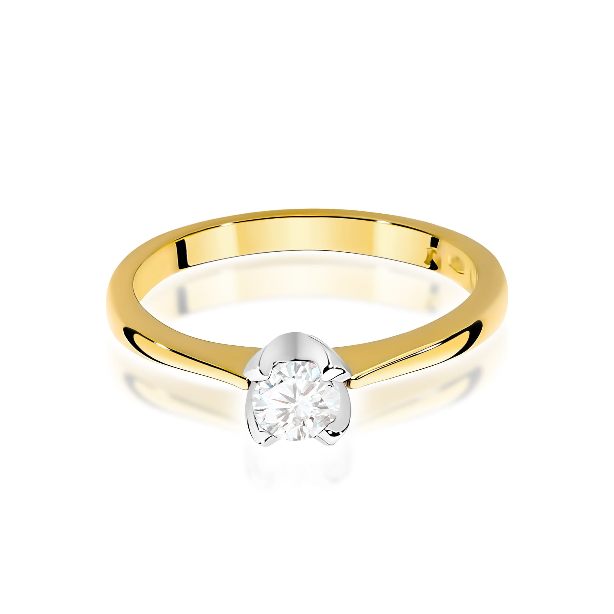 Inel Aur 9K cu Diamant de Laborator 0.30 ct