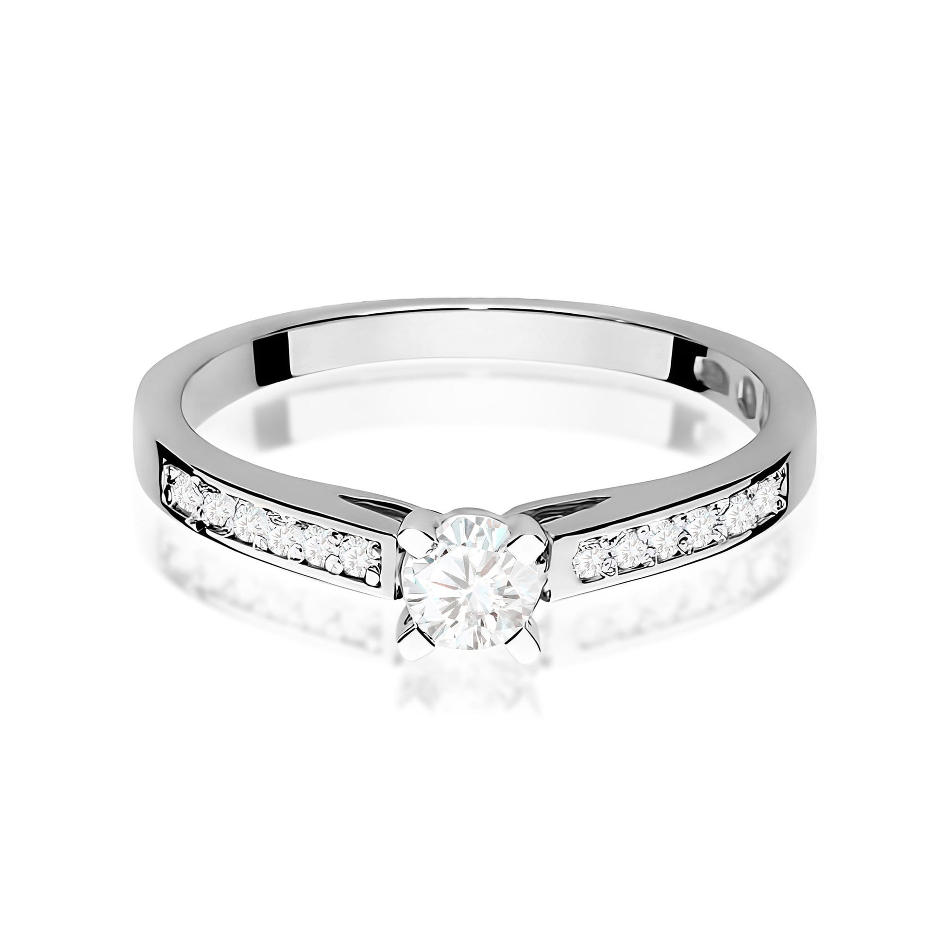 Inel Aur 9K cu Diamante Naturale 0.36 ct