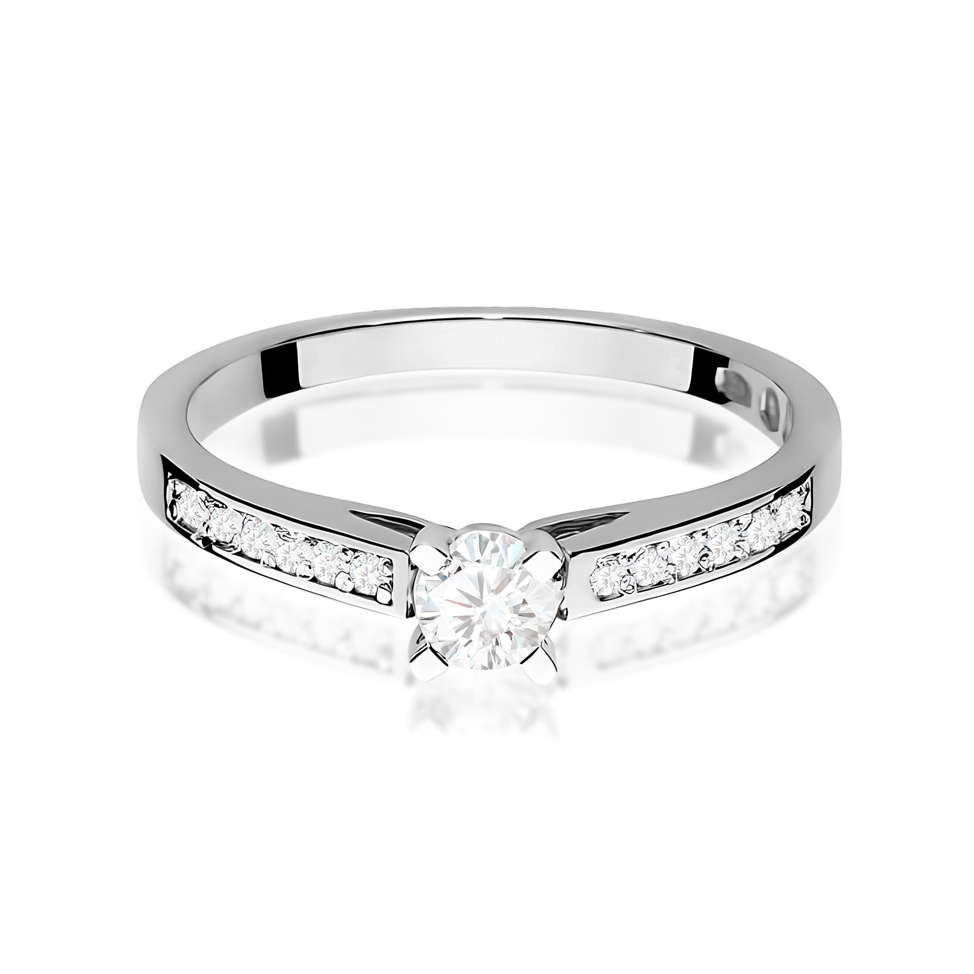 Inel Aur 9K cu Diamante de Laborator 0.36 ct