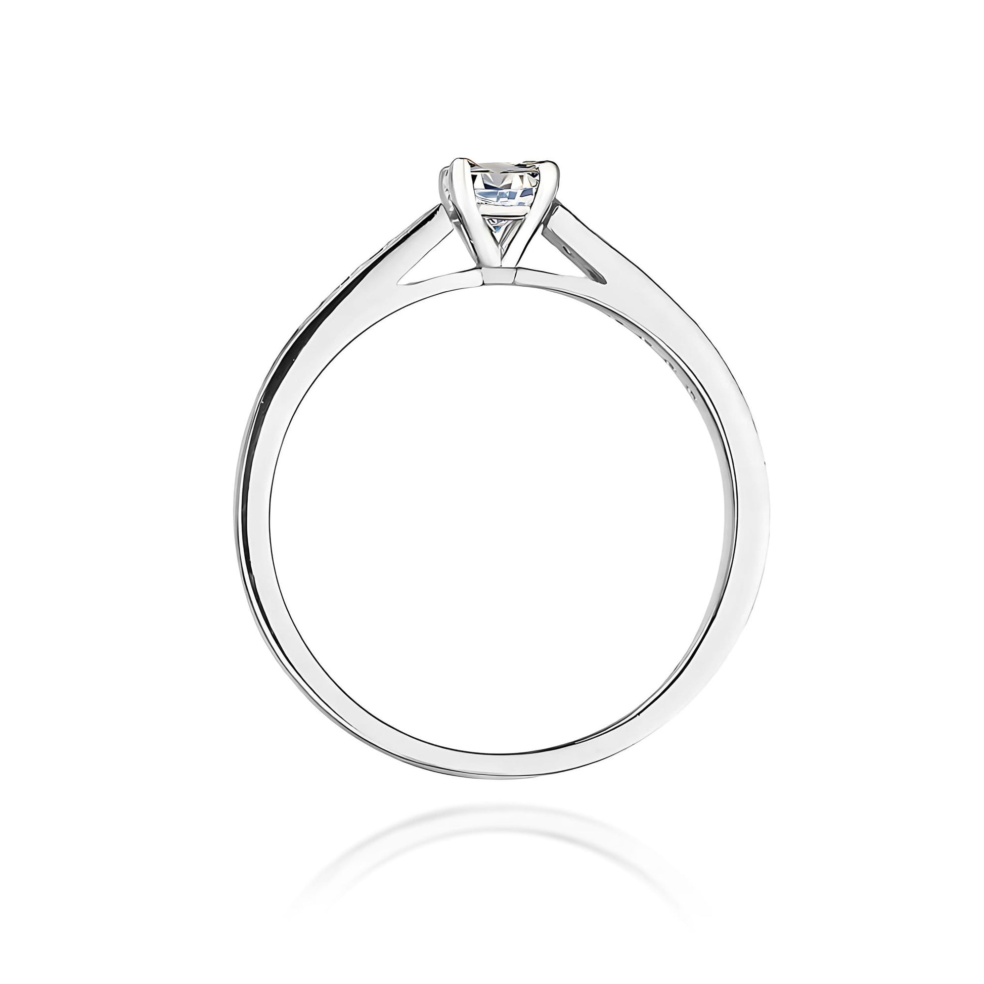 Inel Aur 9K cu Diamante de Laborator 0.36 ct