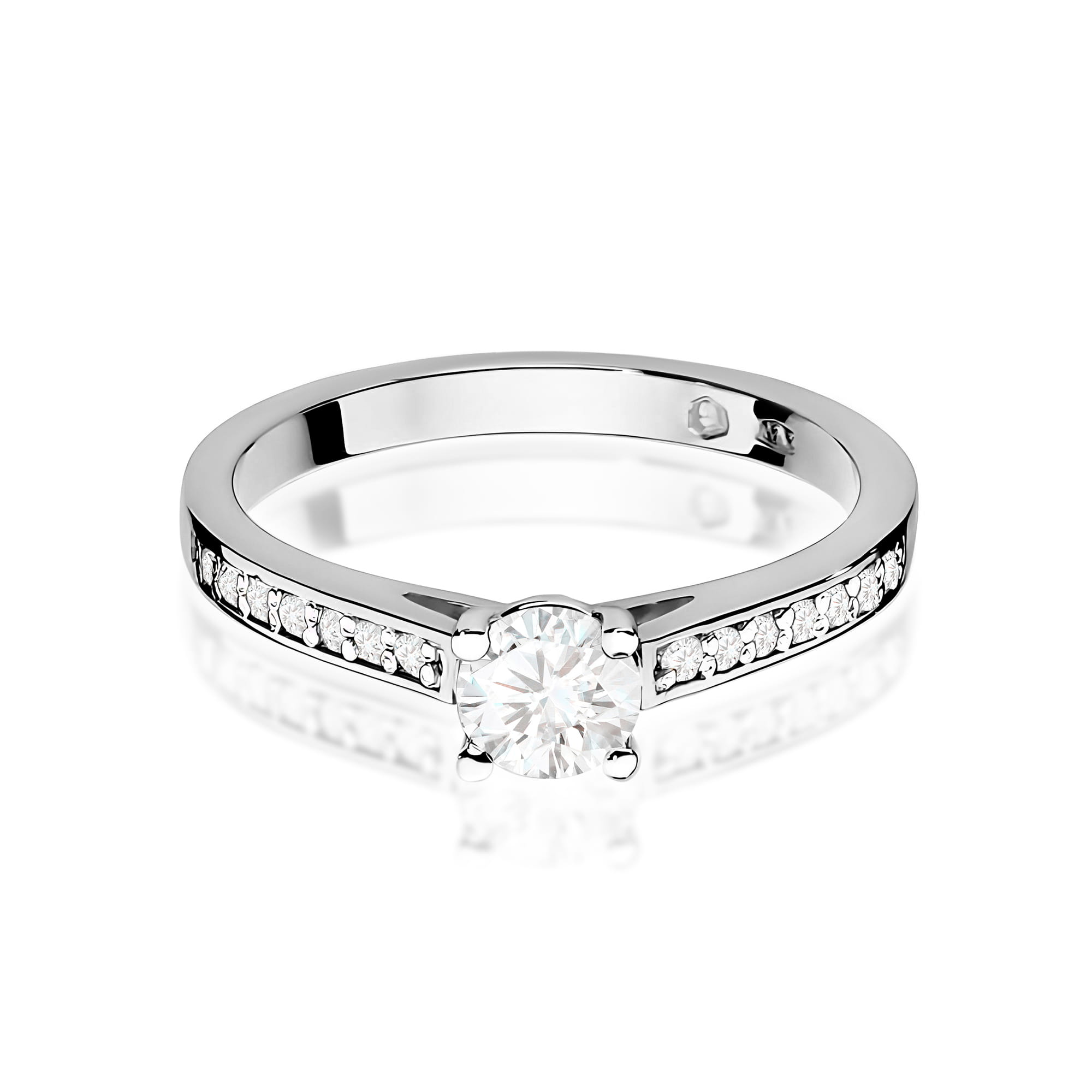 Inel Aur 9K cu Diamante de Laborator 0.62 ct
