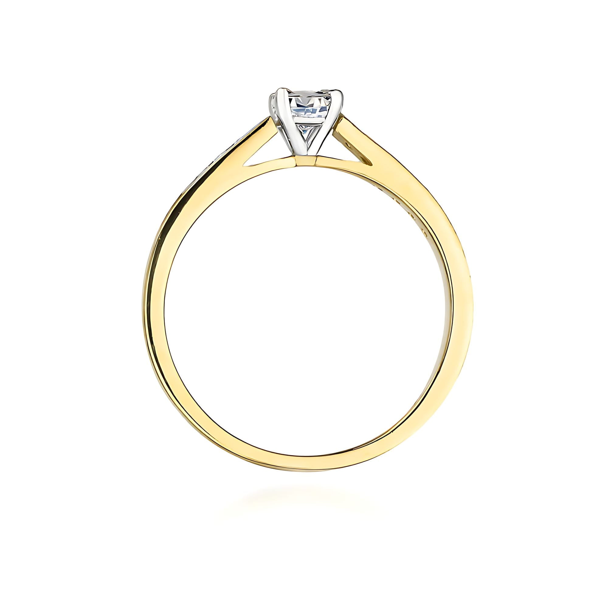 Inel Aur 14K W0052 Diamant Cultivat 0.30ct