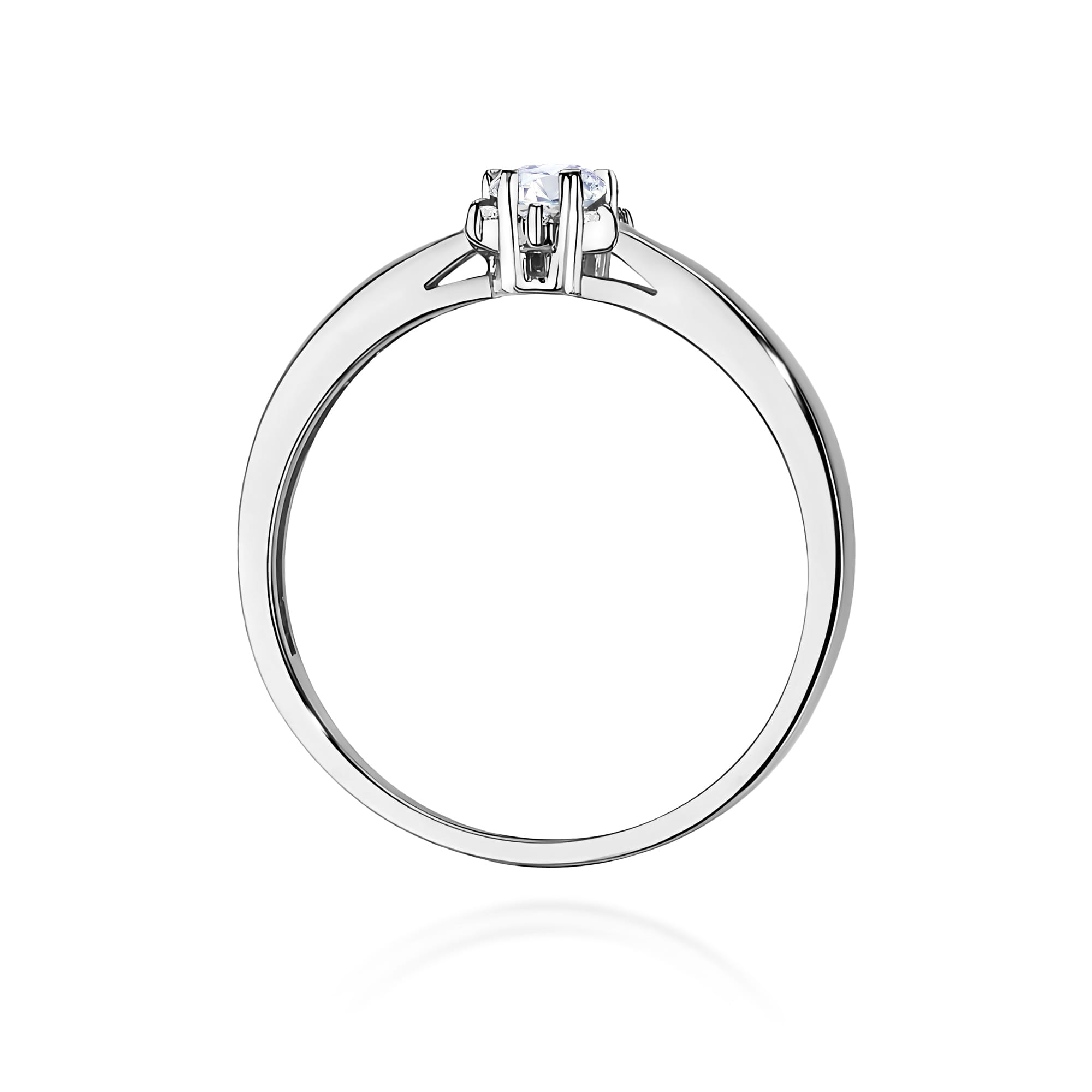 Inel Aur 9K cu Diamante Naturale 0.15 ct
