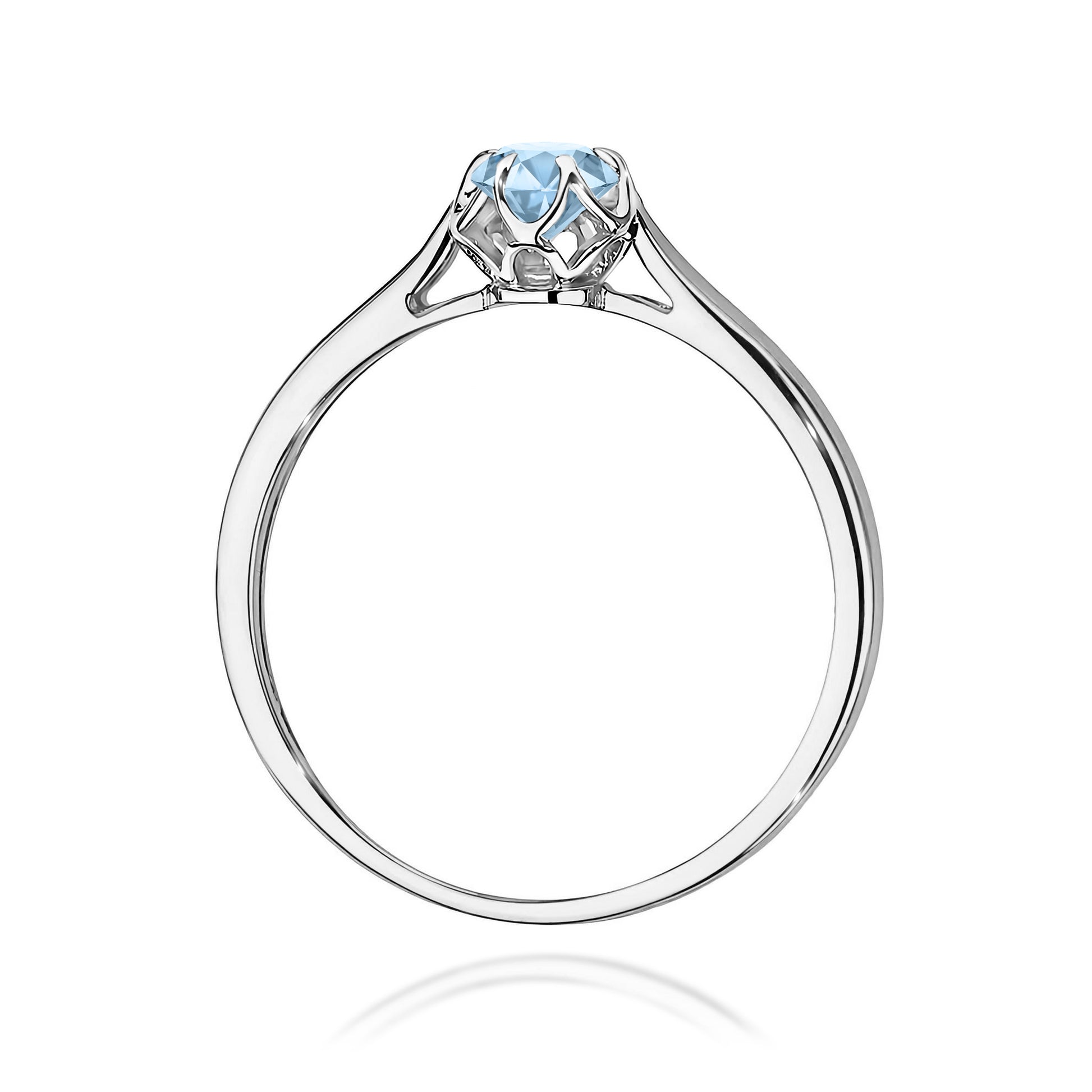 Inel Aur 14K cu Diamant Natural 0.15 ct