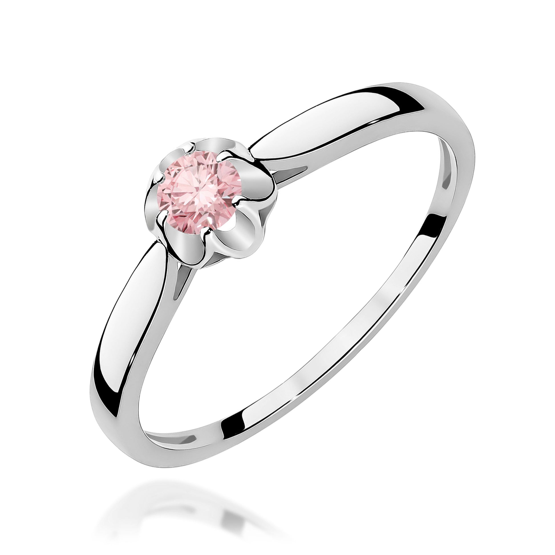 Inel Aur 14K cu Diamant Natural 0.15 ct