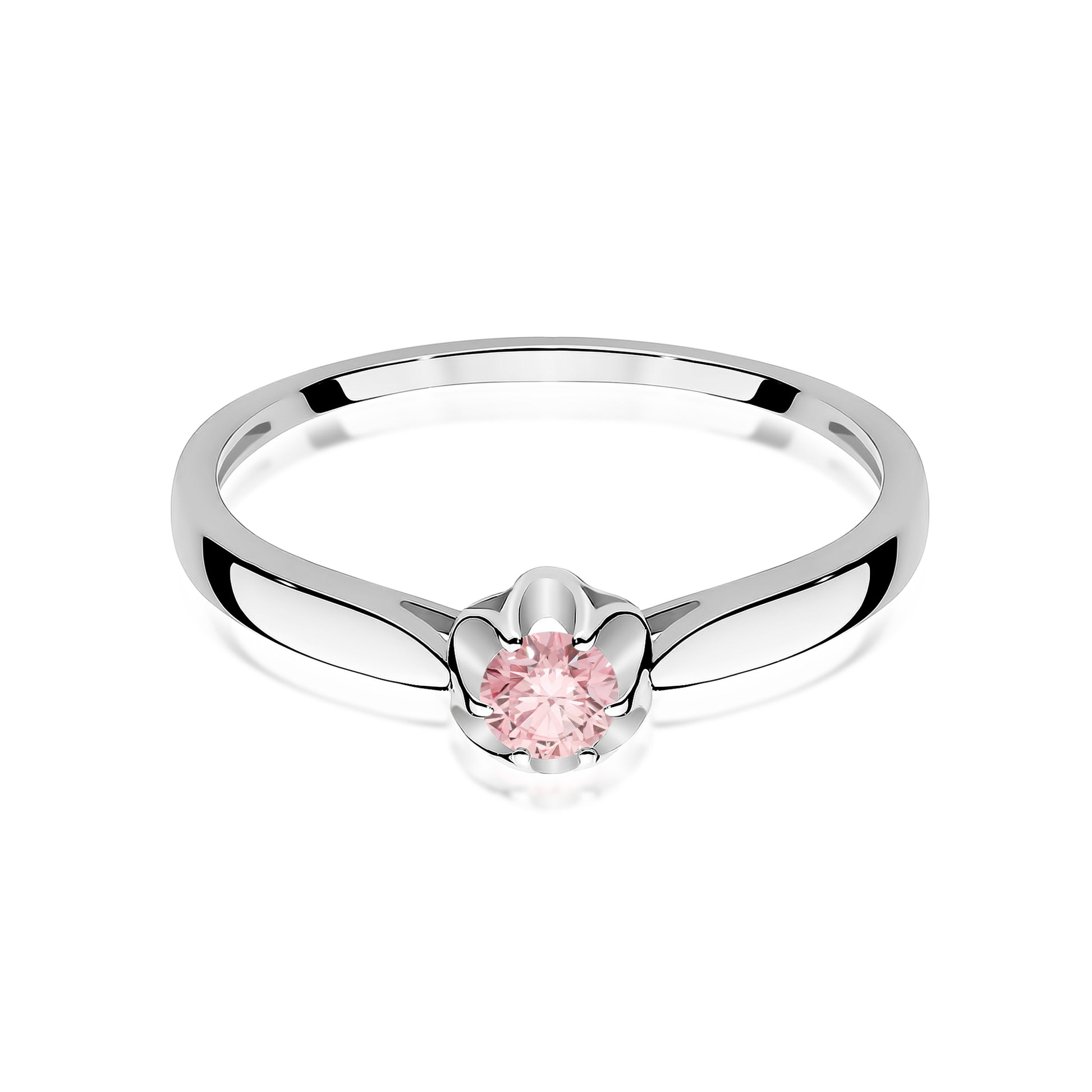 Inel Aur 14K cu Diamant Natural 0.15 ct