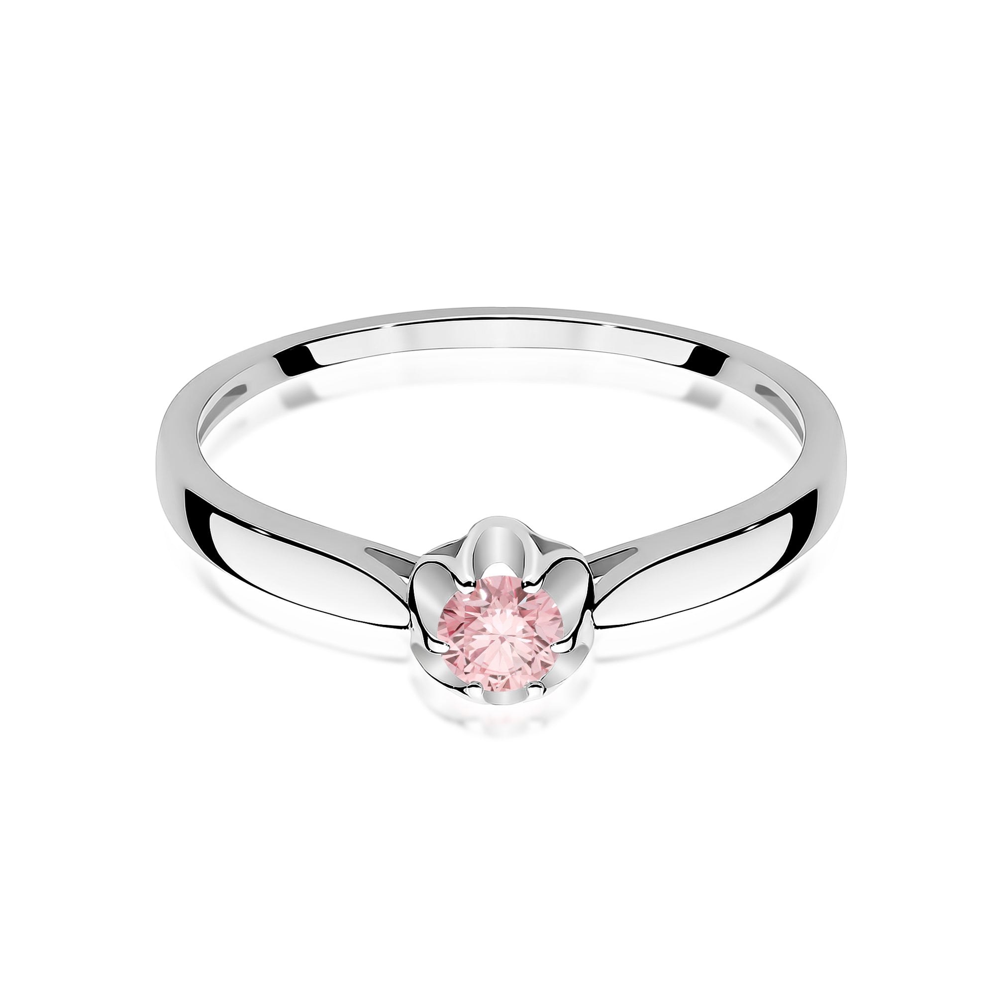 Inel Aur 14K cu Diamant Natural 0.15 ct