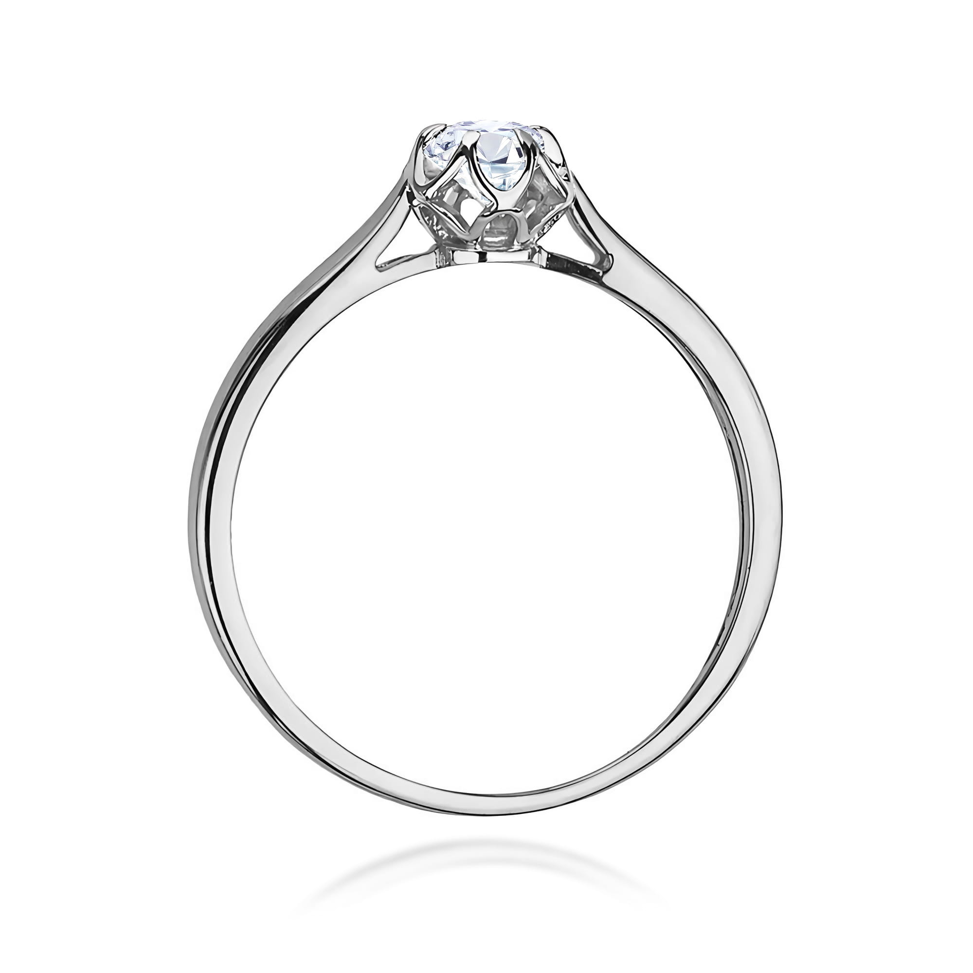 Inel Aur 9K cu Diamant de Laborator 0.15 ct