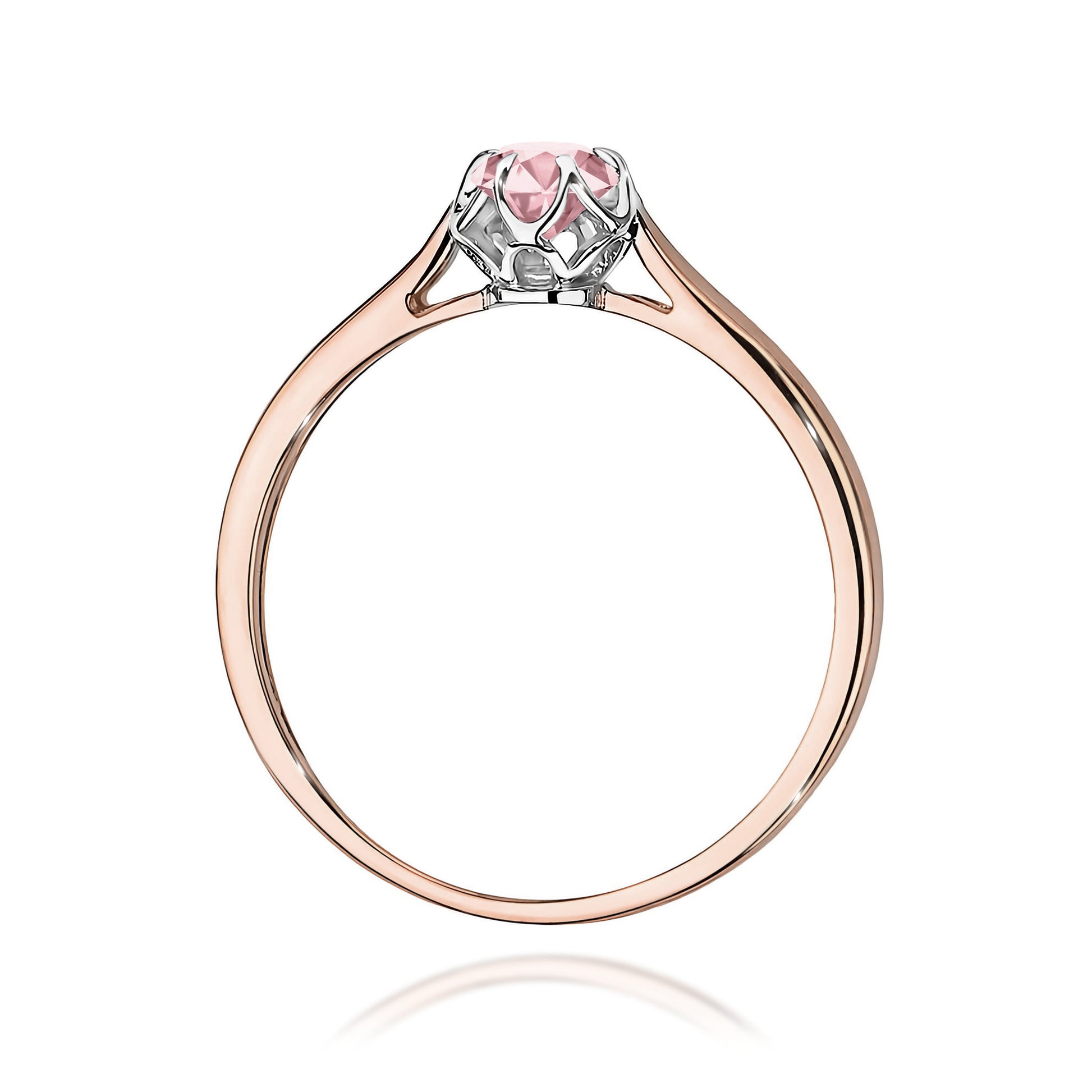 Inel Aur 14K cu Diamant Natural 0.15 ct