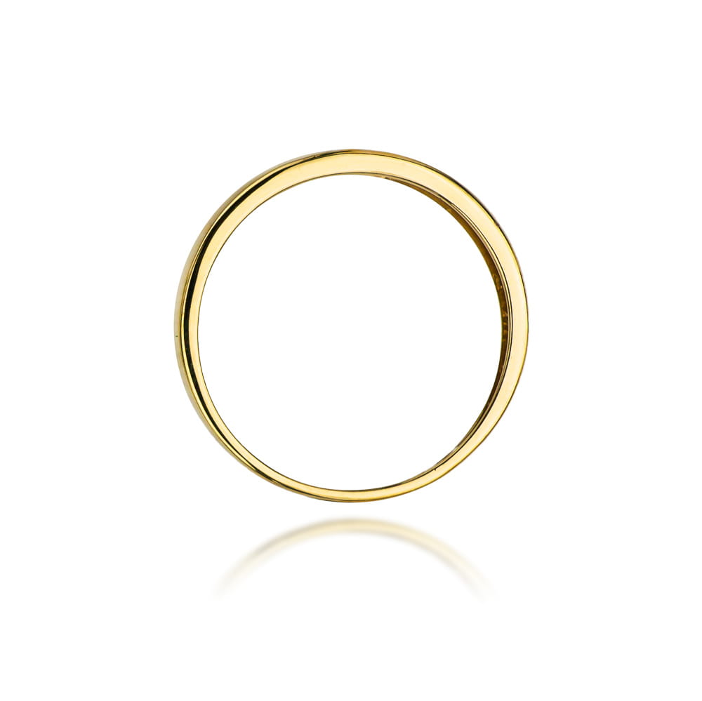 Inel Aur 9K cu Diamante Naturale 0.03 ct