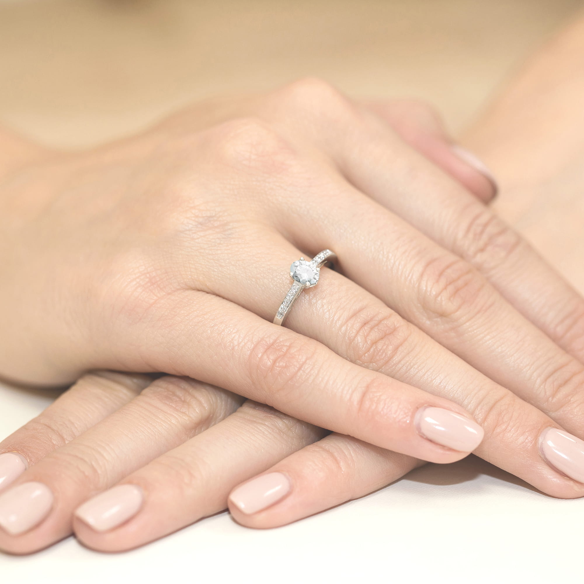 Inel Aur 14K W0067 Diamant 0,40ct