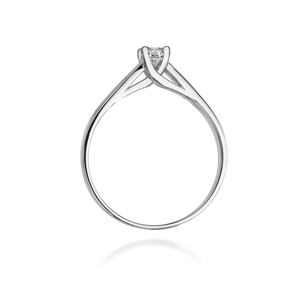 Inel Aur 9K cu Diamant Natural 0.10 ct