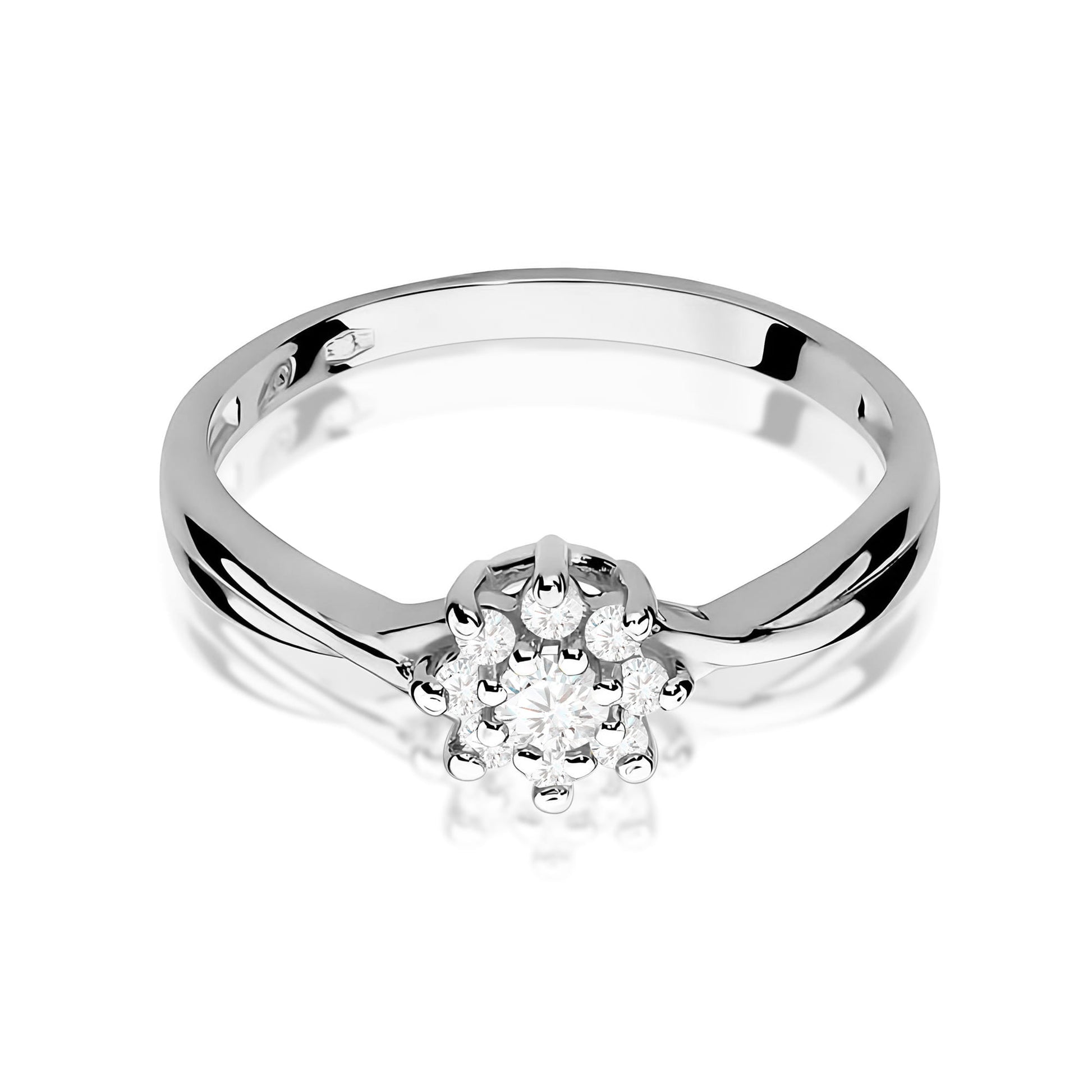 Inel Aur 14K Diamant Cultivat W0072 0,10ct