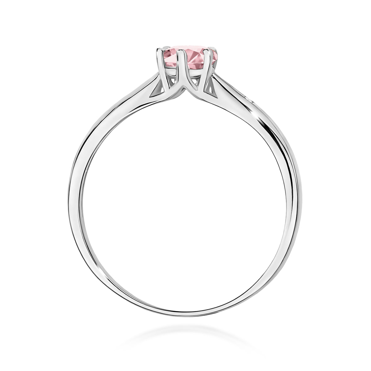 Inel Aur 9K cu Diamante Roz de Laborator 0.51 ct