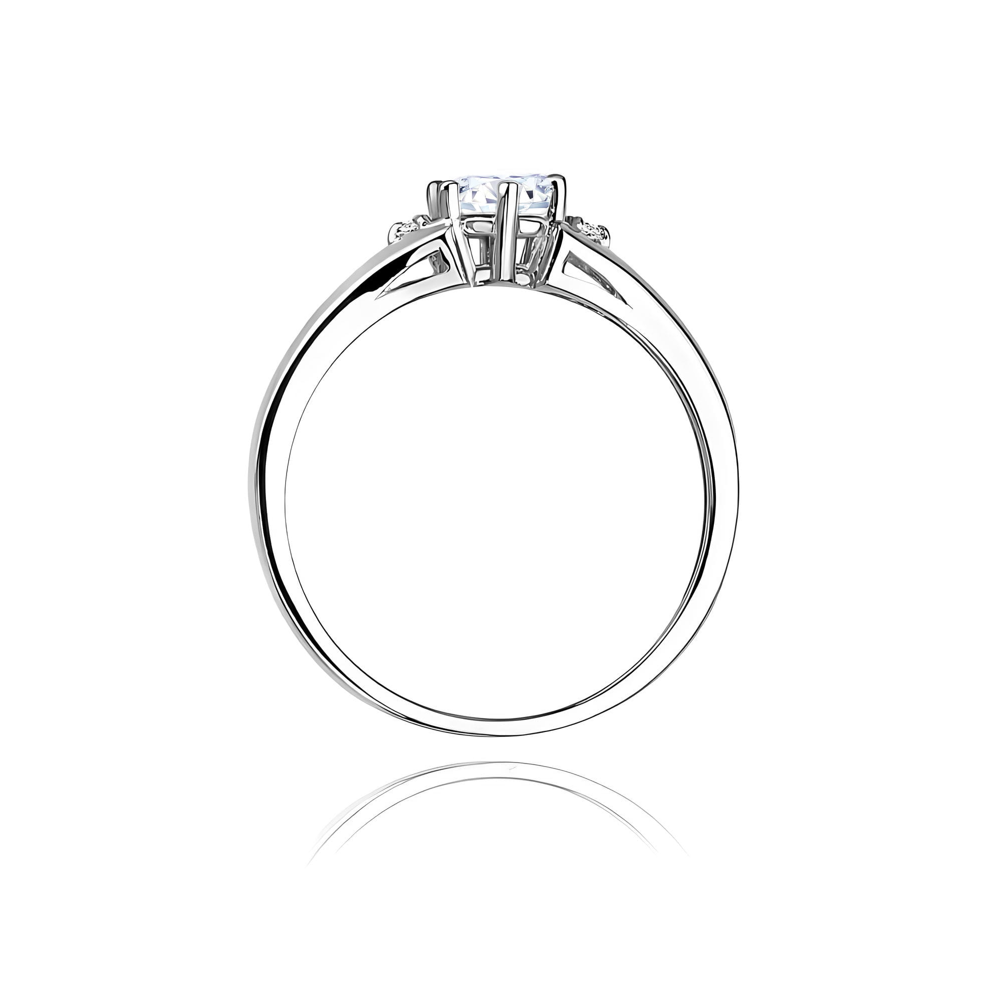 Inel Aur 9K cu Diamante de Laborator 0.53 ct