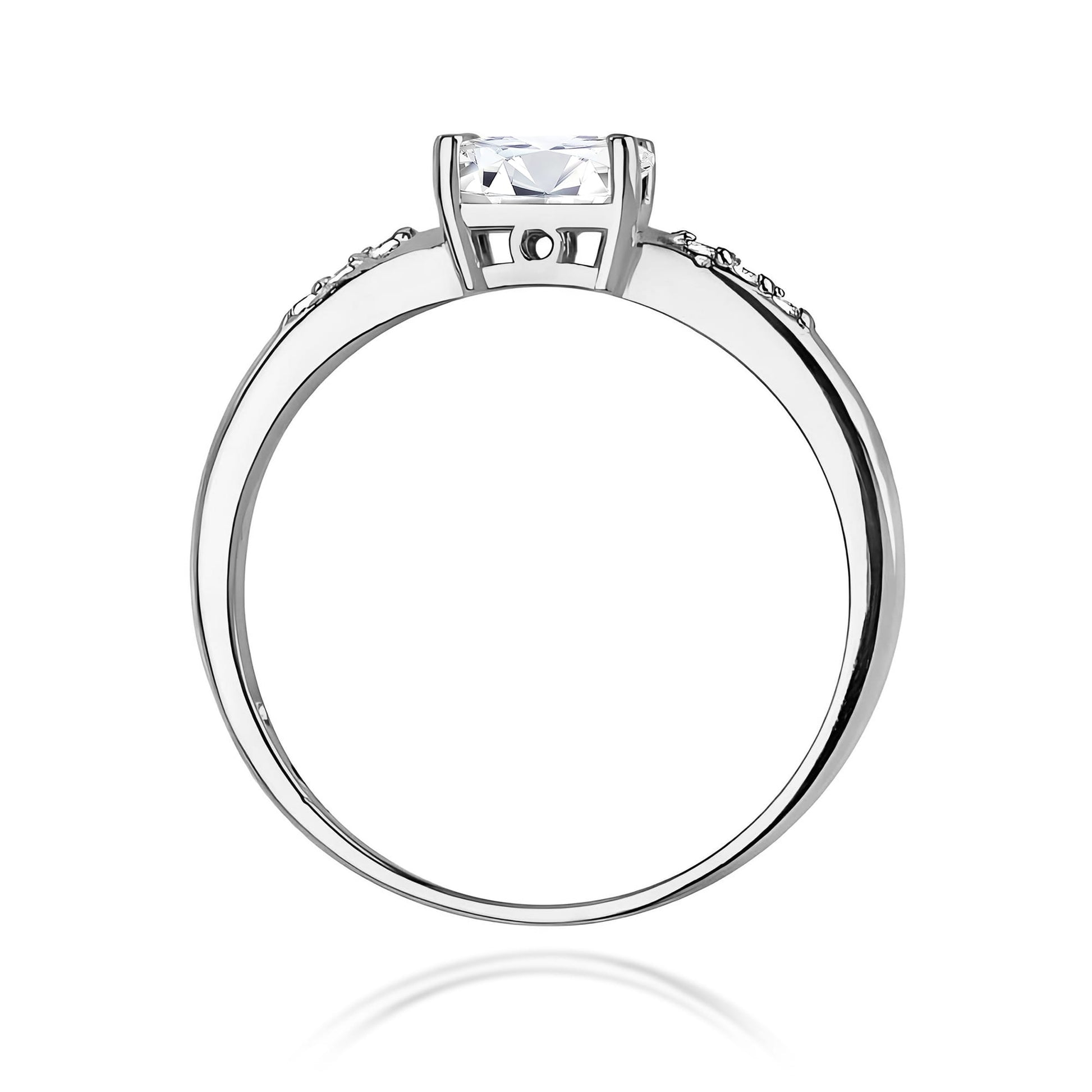 Inel Aur 14K Diamant Cultivat în Laborator 0,40ct