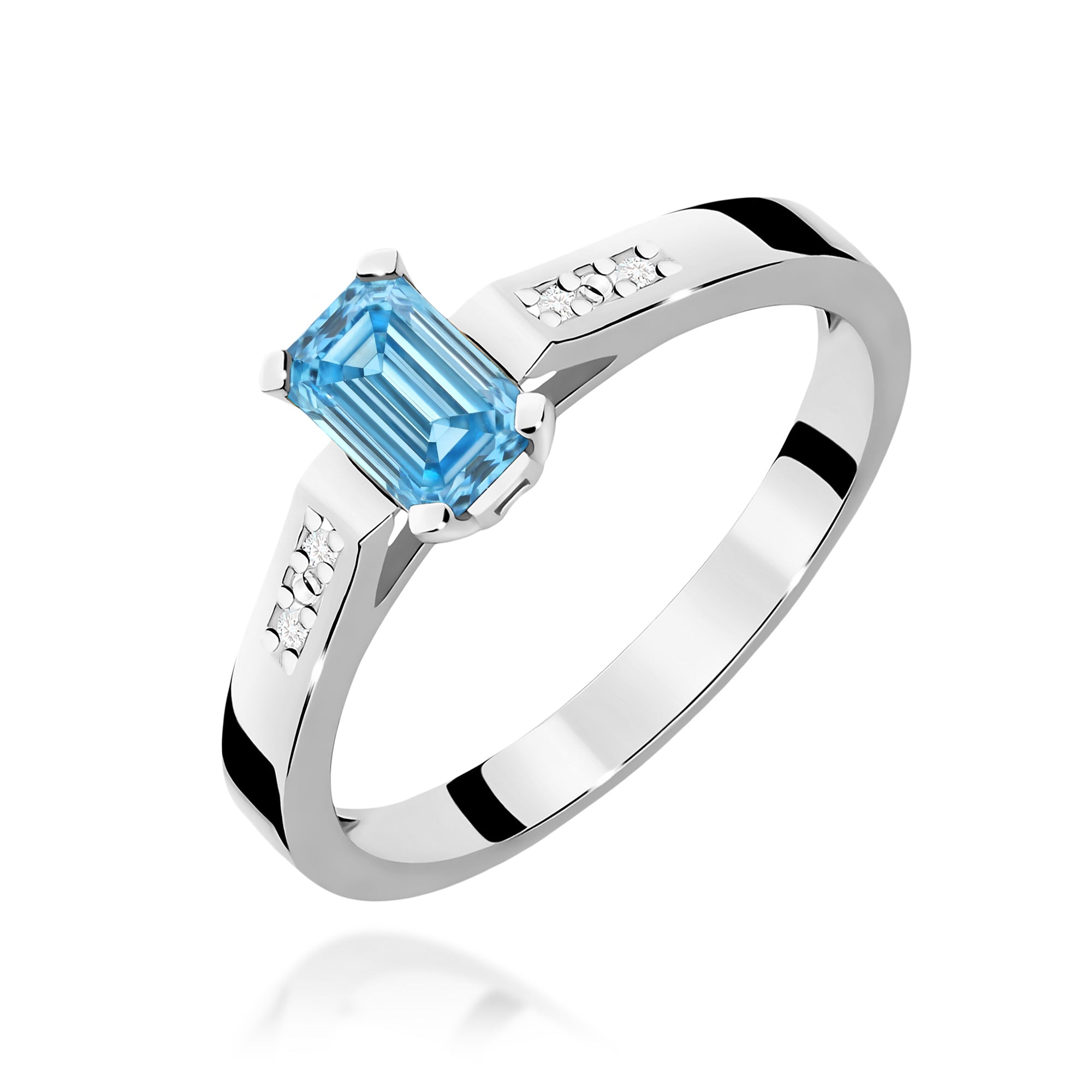 Inel Aur 14K cu Diamante de Laborator 0.54 ct