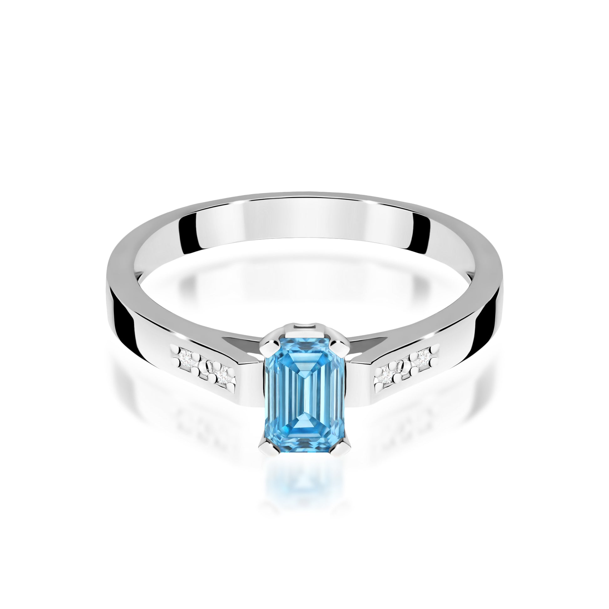 Inel Aur 14K cu Diamante de Laborator 0.54 ct