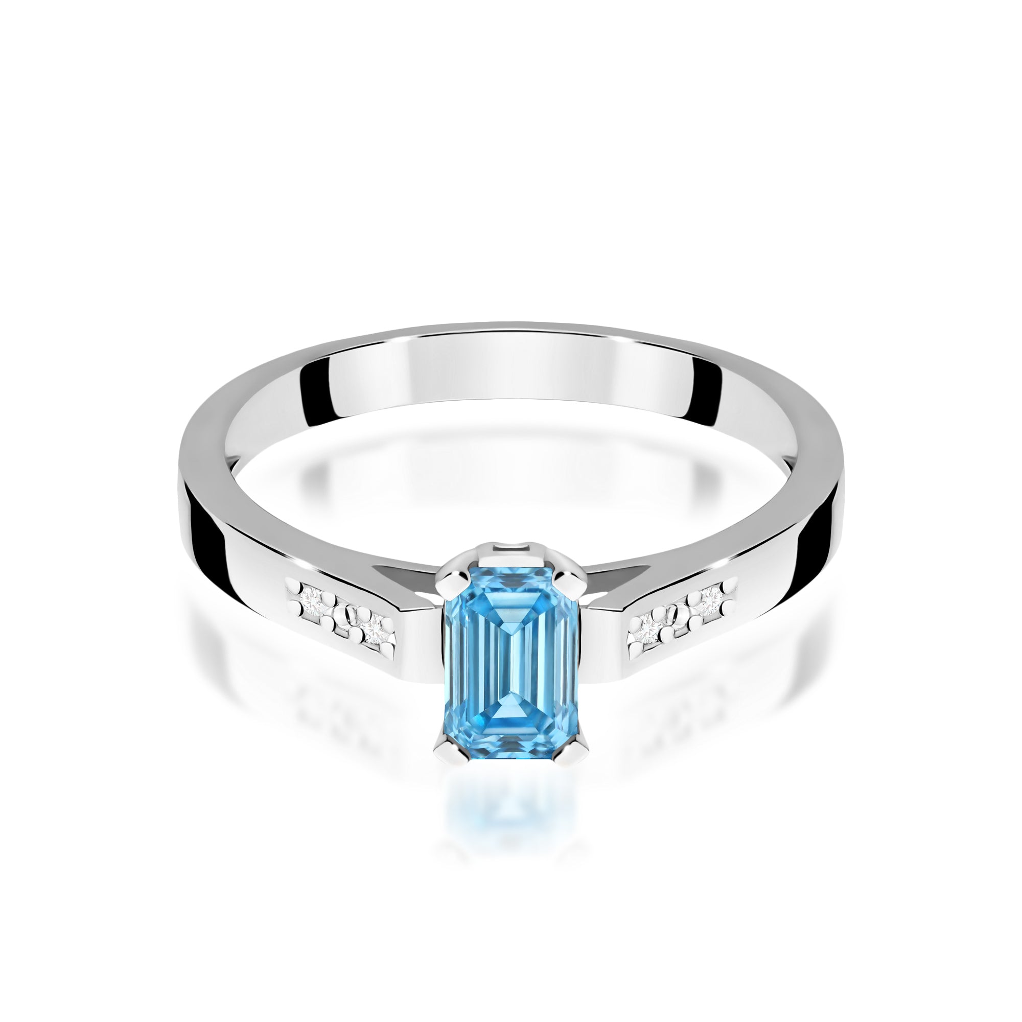 Inel Aur 14K cu Diamante de Laborator 0.54 ct