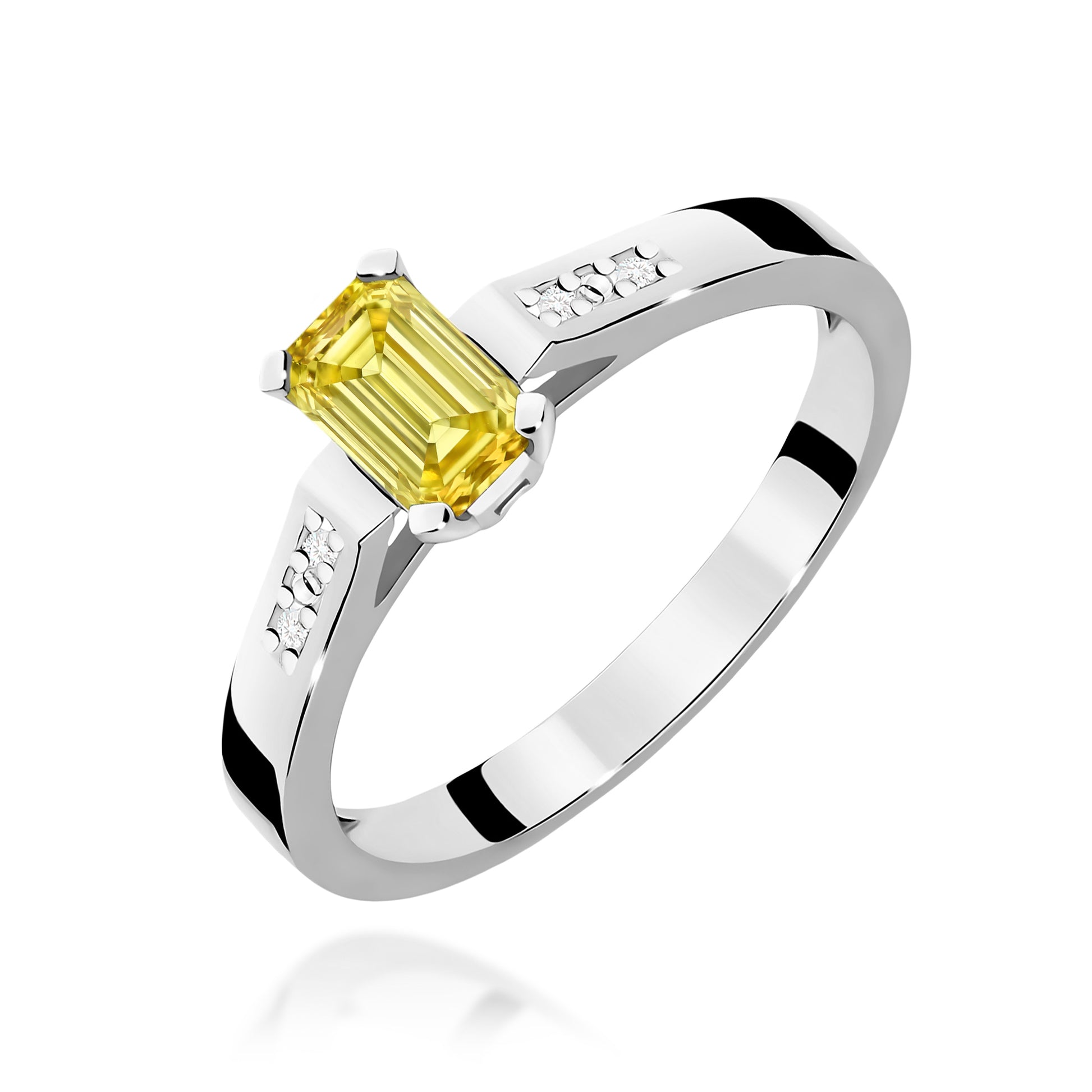 Inel Aur 14K cu Diamante de Laborator 0.54 ct