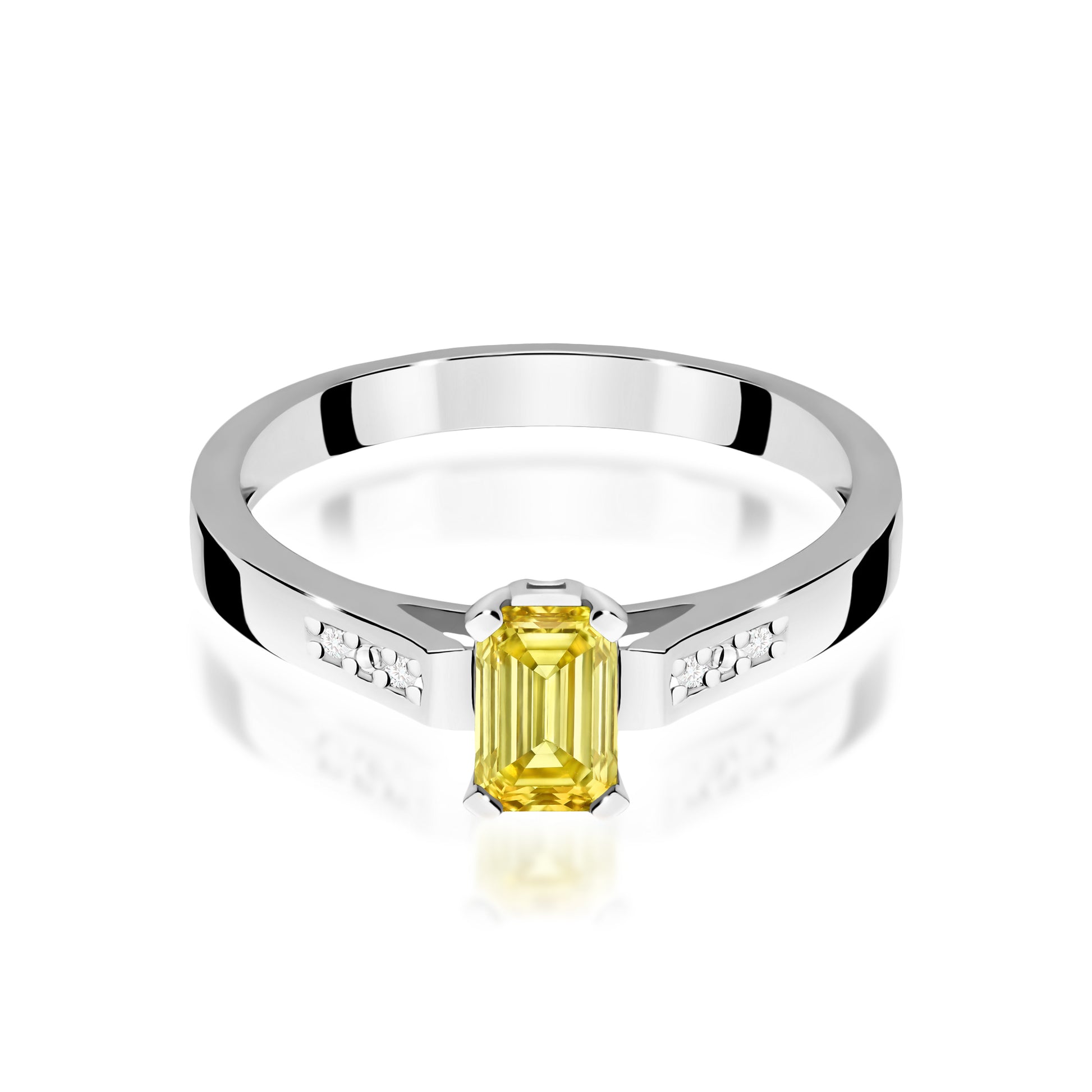 Inel Aur 14K cu Diamante de Laborator 0.54 ct