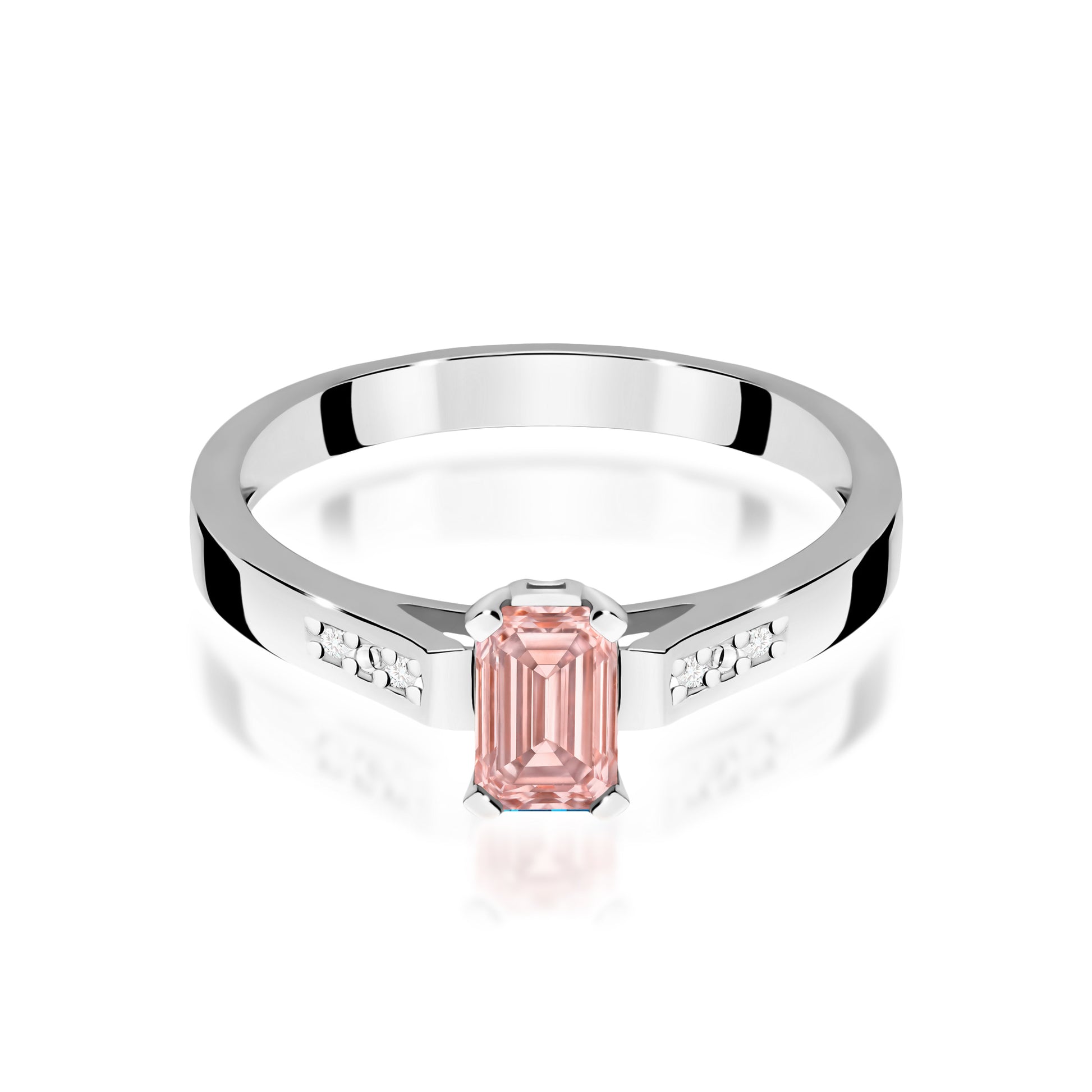 Inel Aur 9K cu Diamante de Laborator 0.54 ct